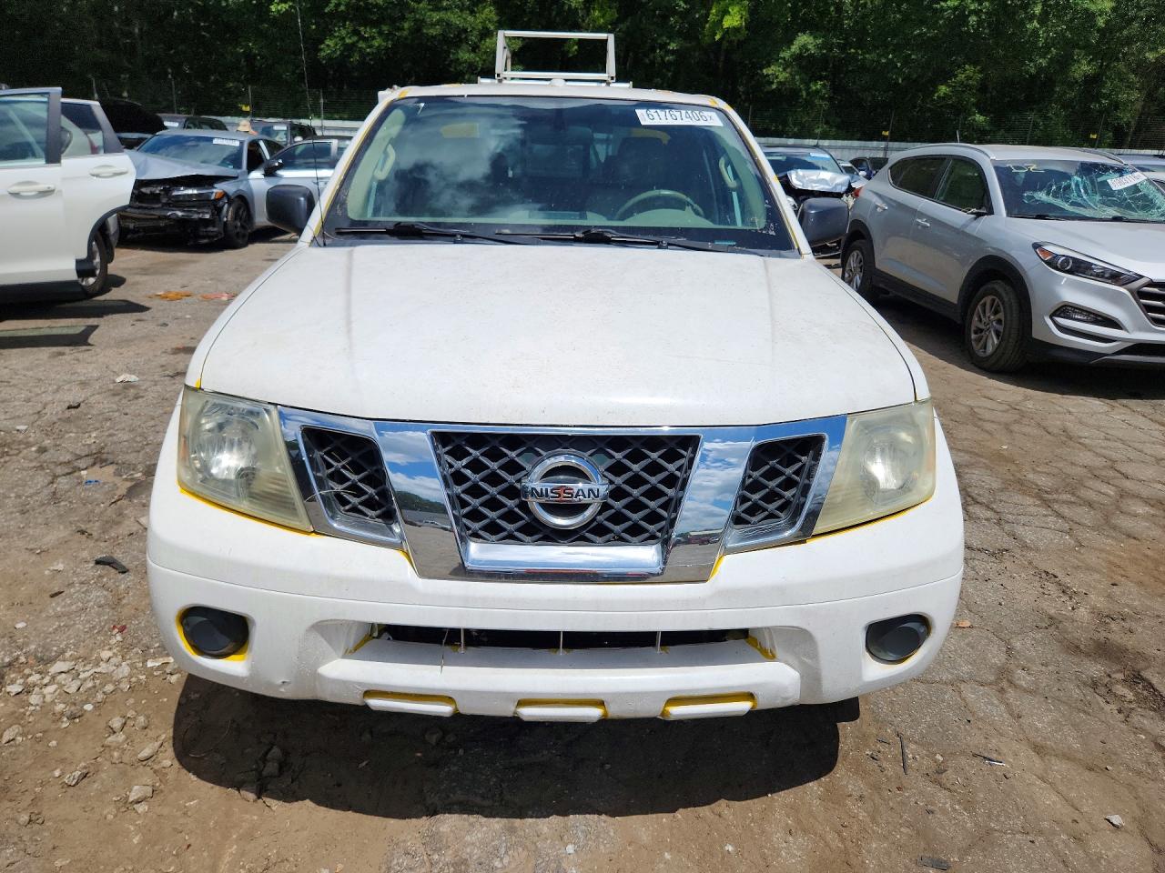 2015 Nissan Frontier Sv V6 White vin: 1N6AD0CU1FN767176