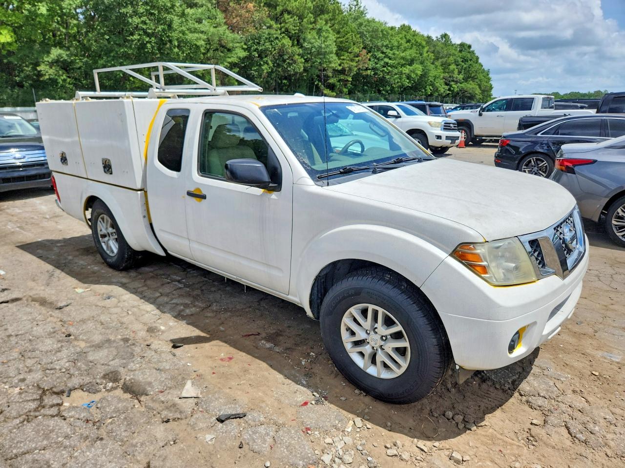 2015 Nissan Frontier Sv V6 White vin: 1N6AD0CU1FN767176