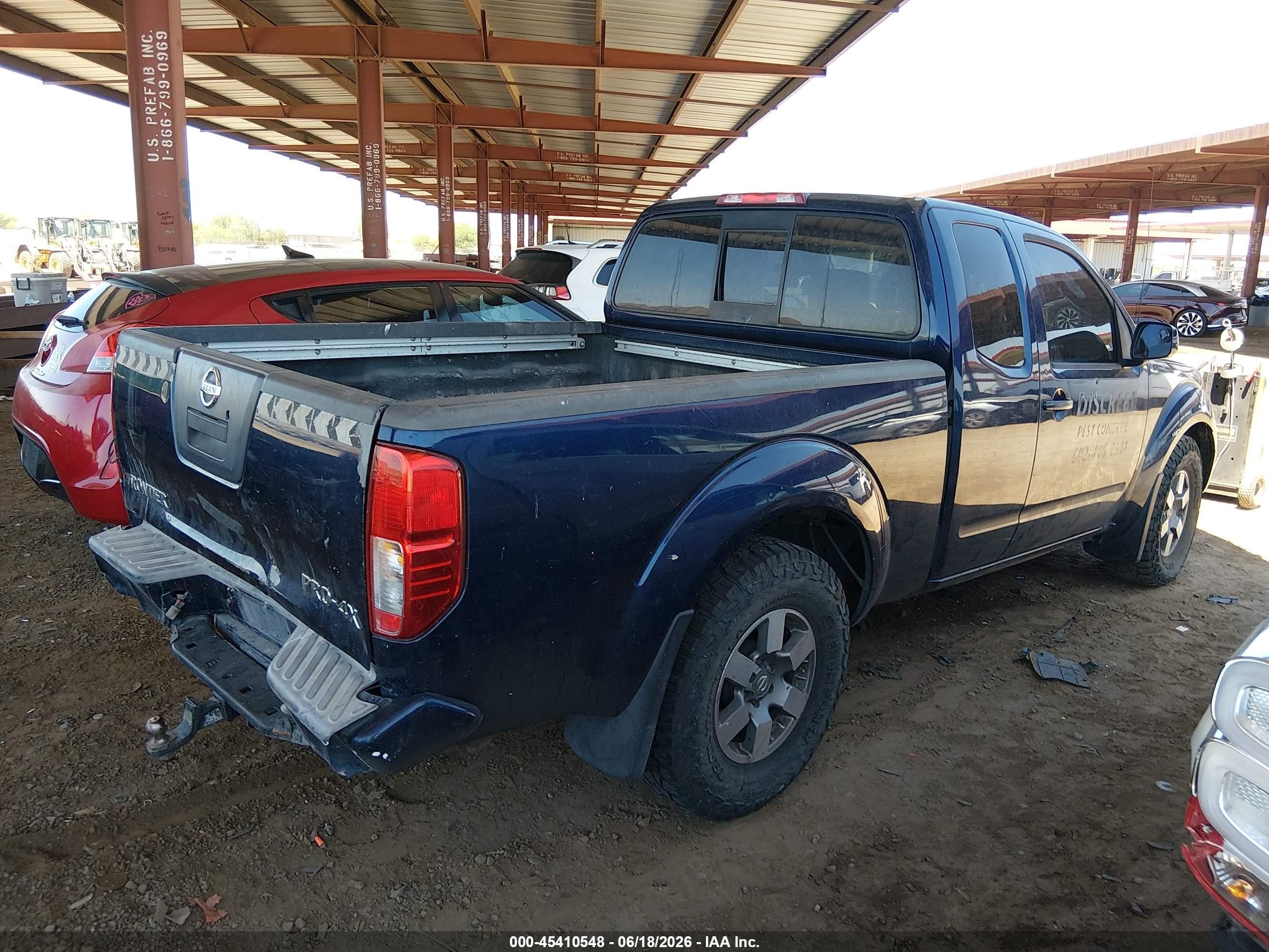2011 Nissan Frontier Pro-4x Синий vin: 1N6AD0CU2BC410997