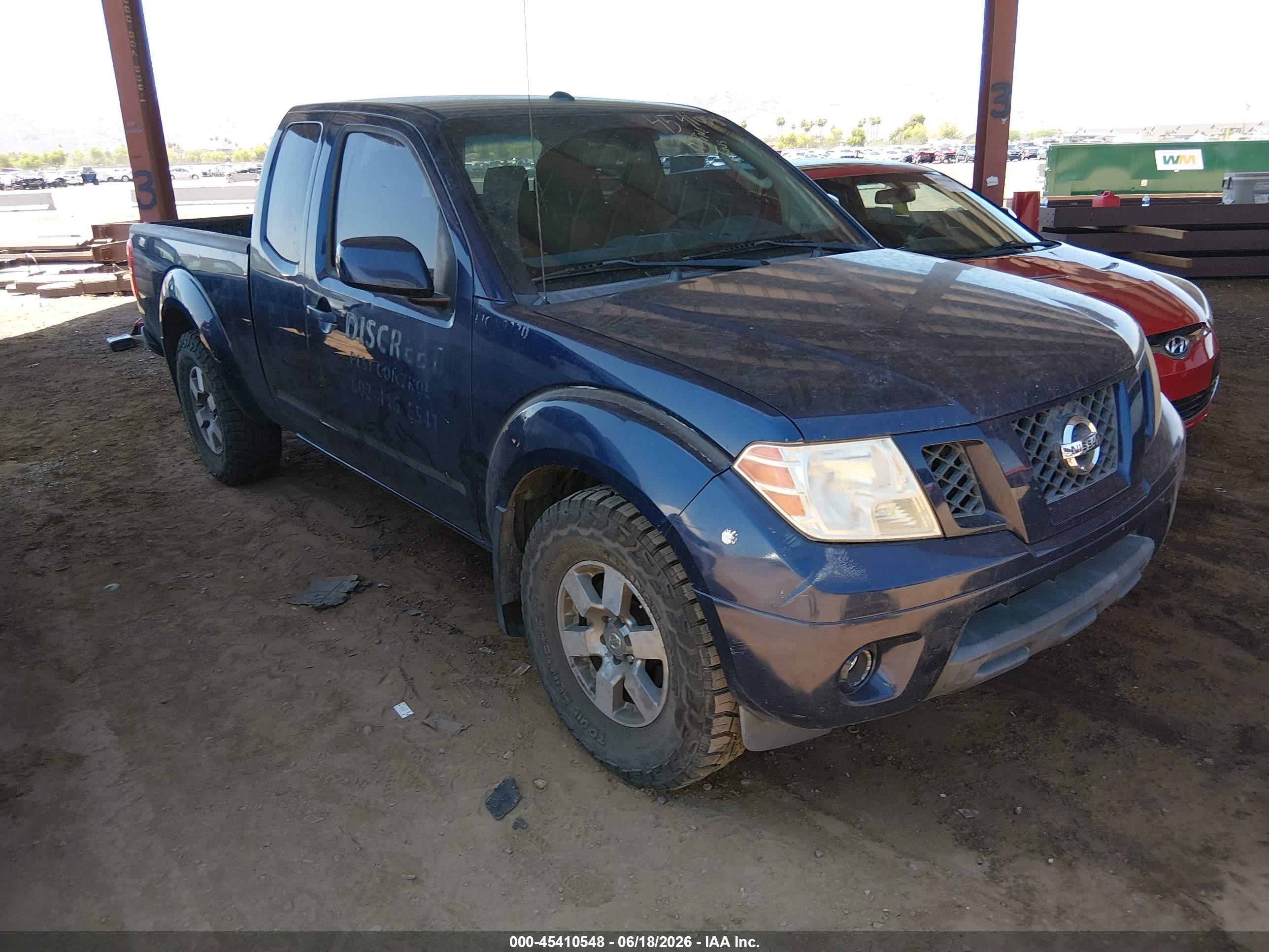 2011 Nissan Frontier Pro-4x Синий vin: 1N6AD0CU2BC410997