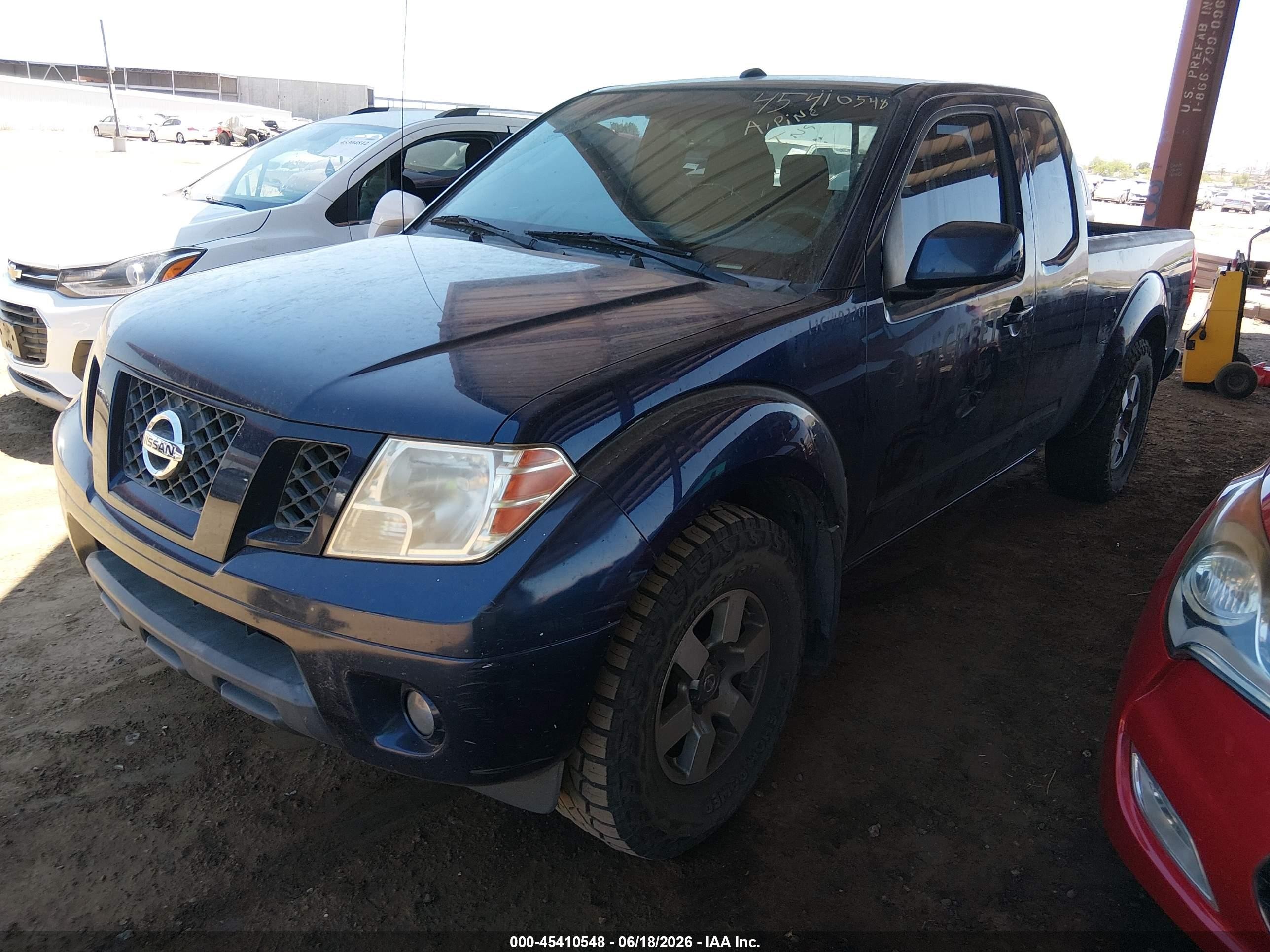 2011 Nissan Frontier Pro-4x Синий vin: 1N6AD0CU2BC410997