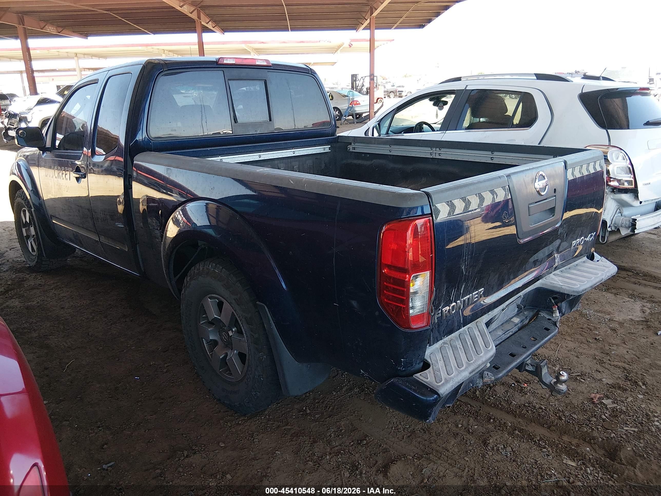 2011 Nissan Frontier Pro-4x Синий vin: 1N6AD0CU2BC410997