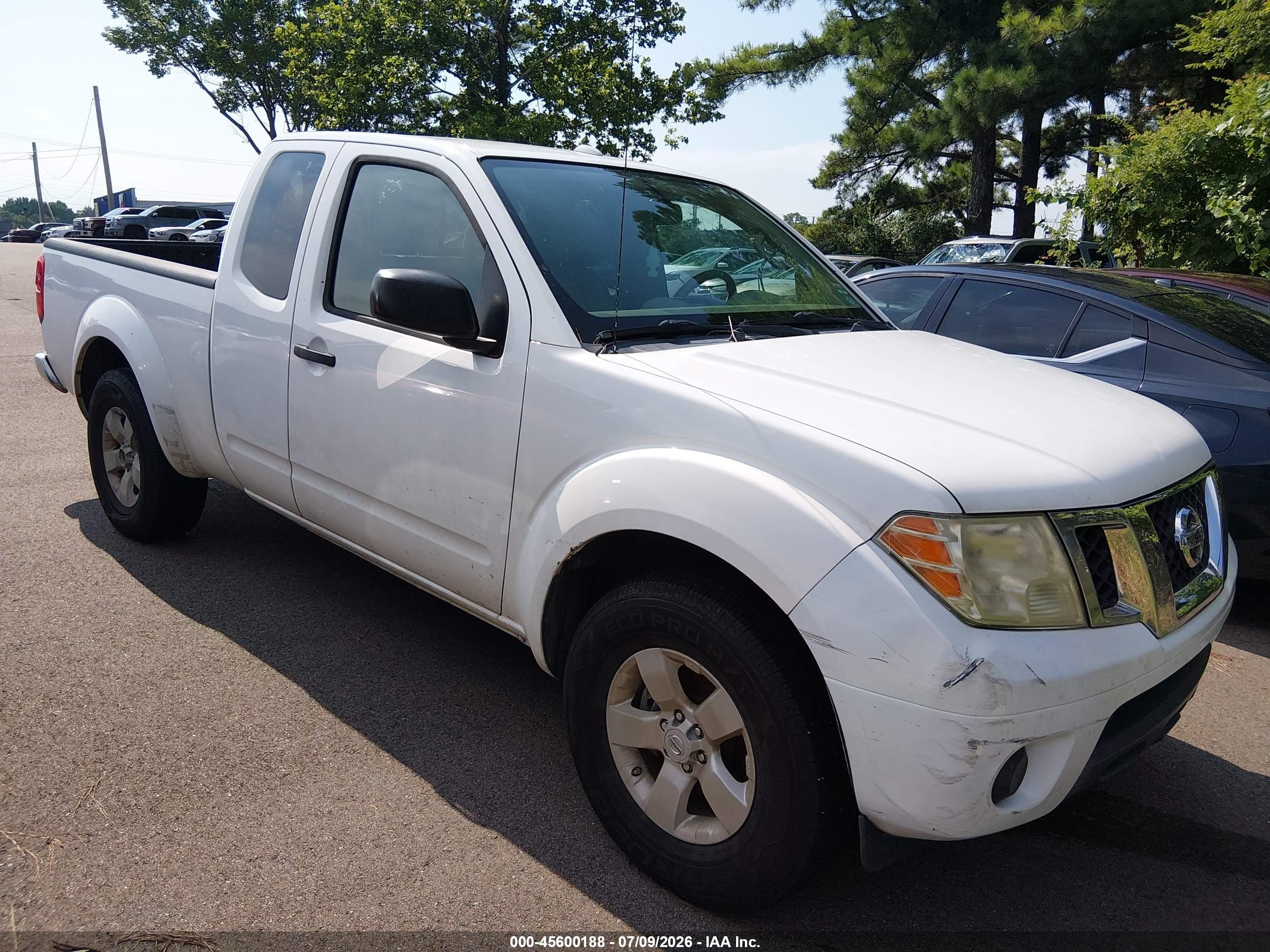 2012 Nissan Frontier Sv White vin: 1N6AD0CU2CC461143