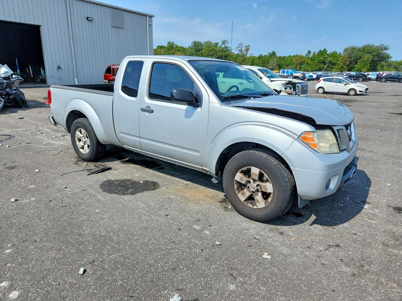 2012 Nissan Frontier Sv V6 Silver vin: 1N6AD0CU2CN700923