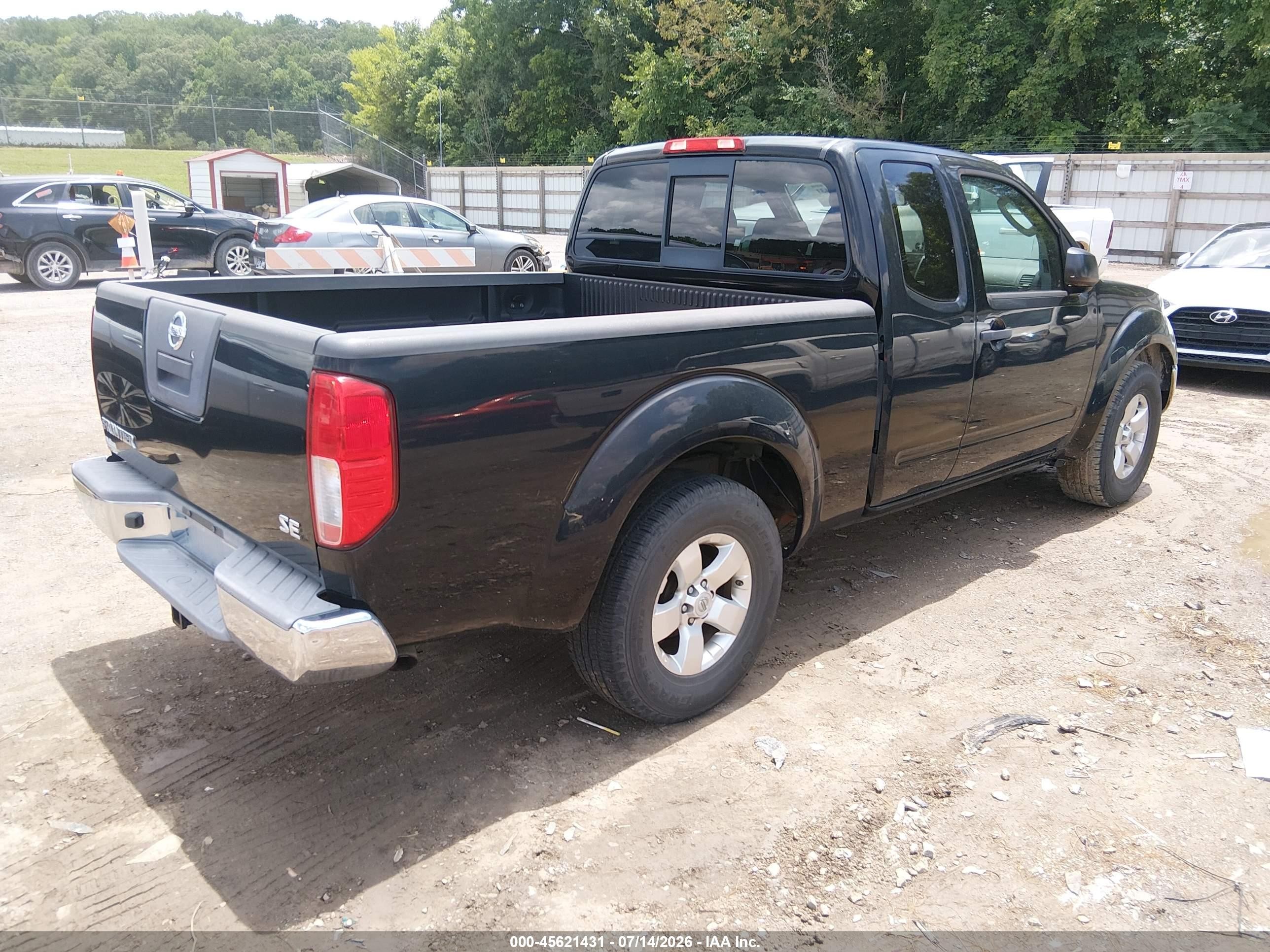 2010 Nissan Frontier Se Черный vin: 1N6AD0CU3AC423269