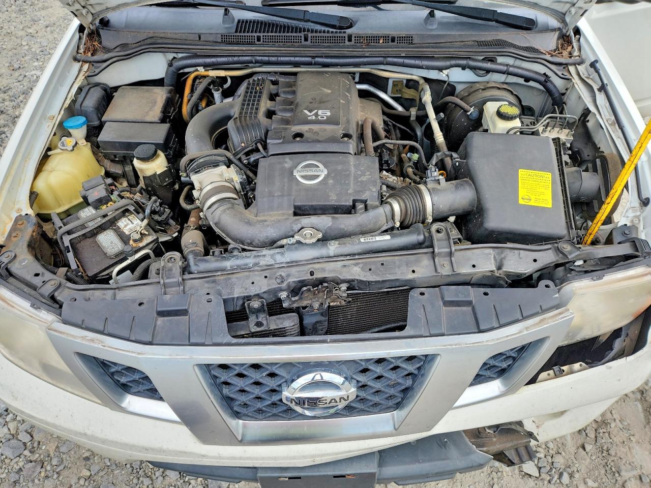 2013 Nissan Frontier Sv V6 White vin: 1N6AD0CU3DN730420