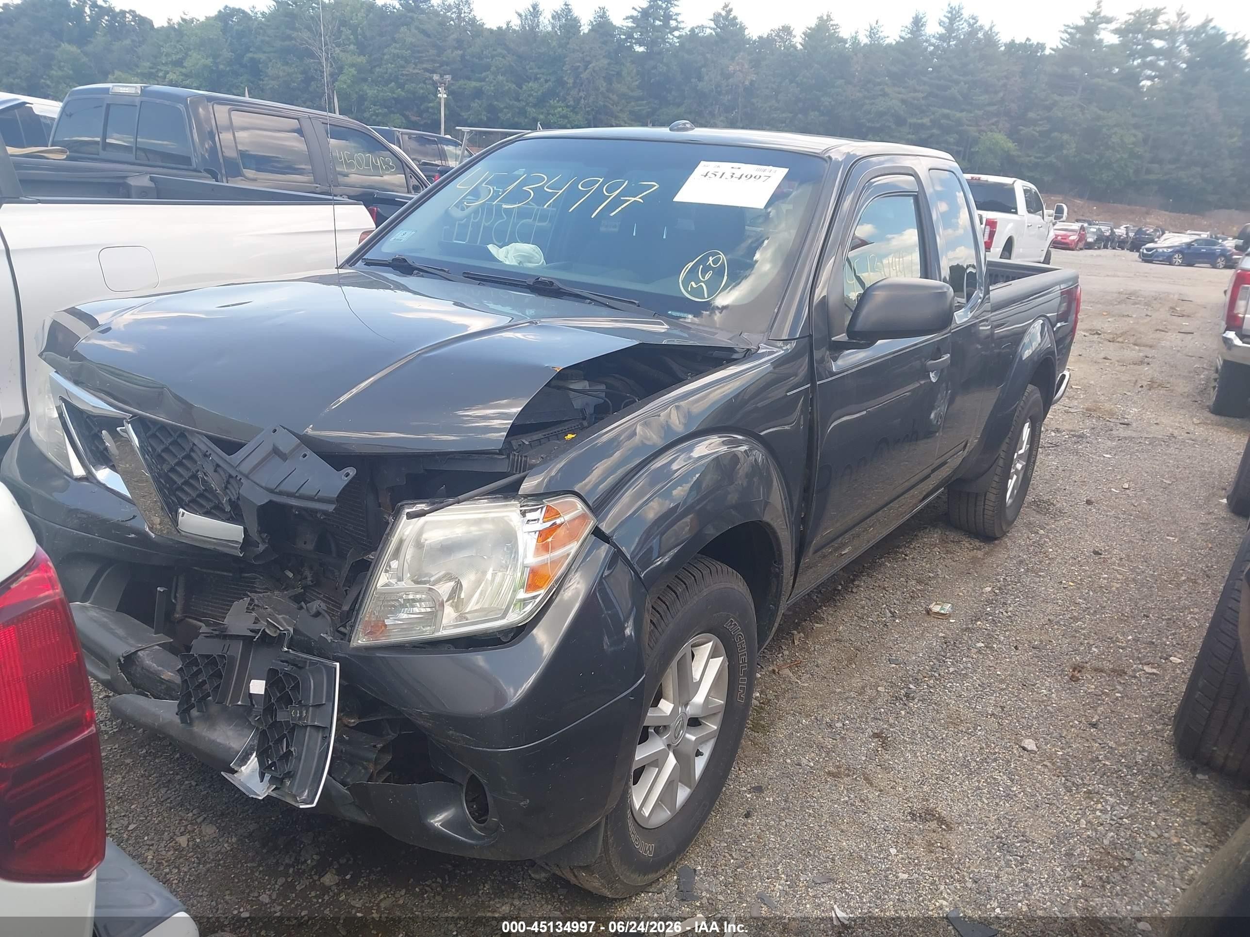 2015 Nissan Frontier Sv Серый vin: 1N6AD0CU4FN700328