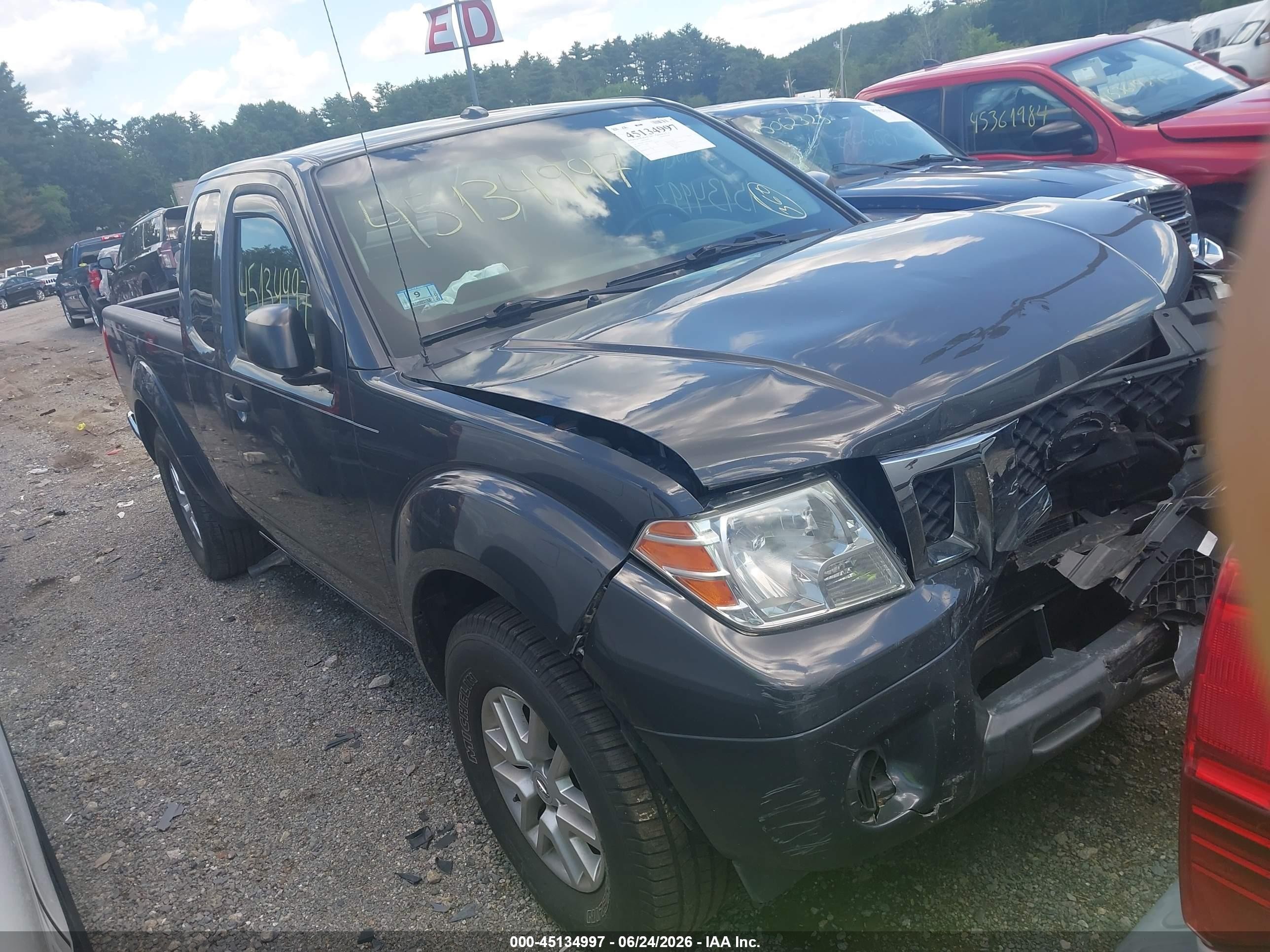 2015 Nissan Frontier Sv Серый vin: 1N6AD0CU4FN700328