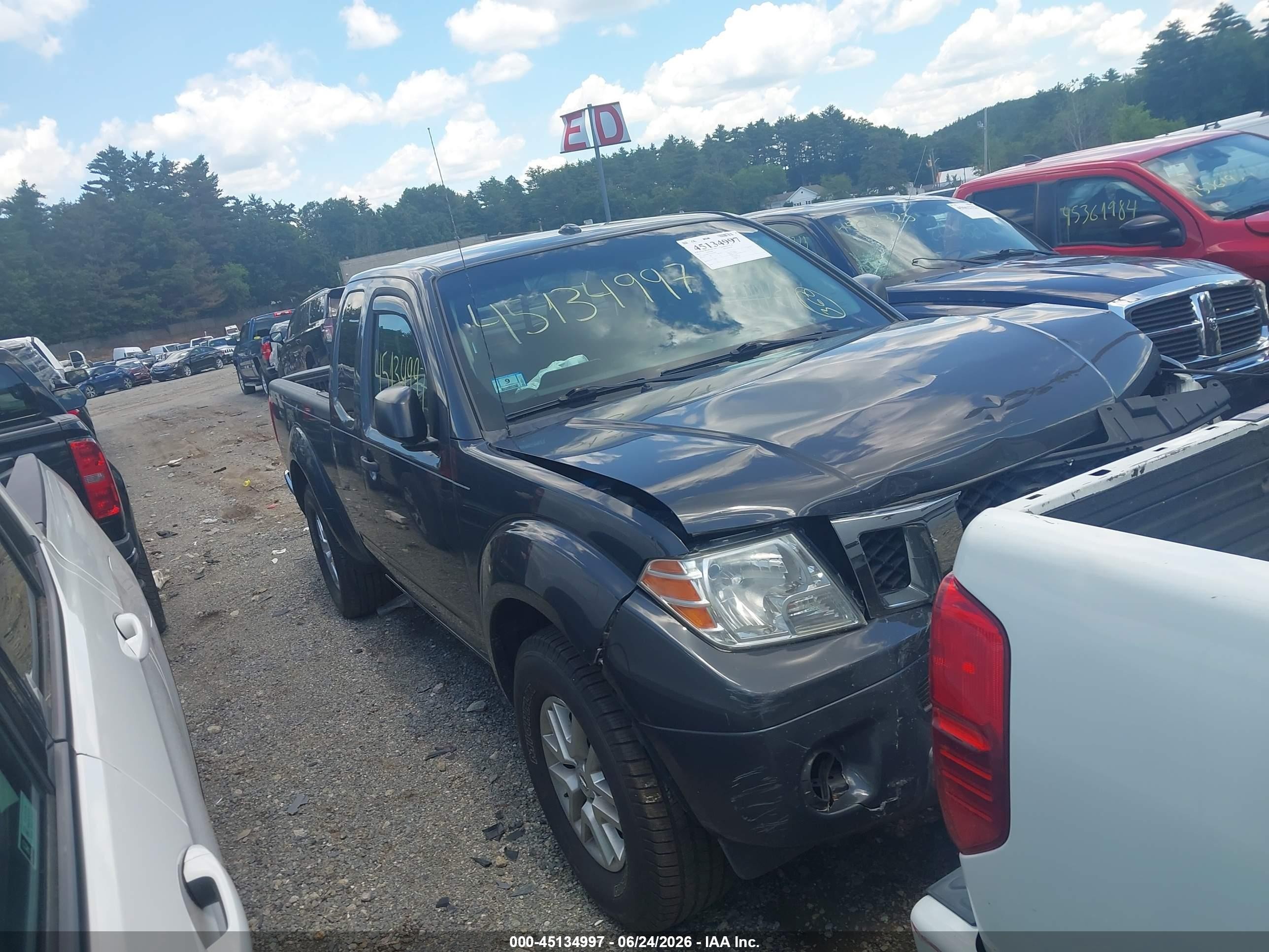 2015 Nissan Frontier Sv Серый vin: 1N6AD0CU4FN700328