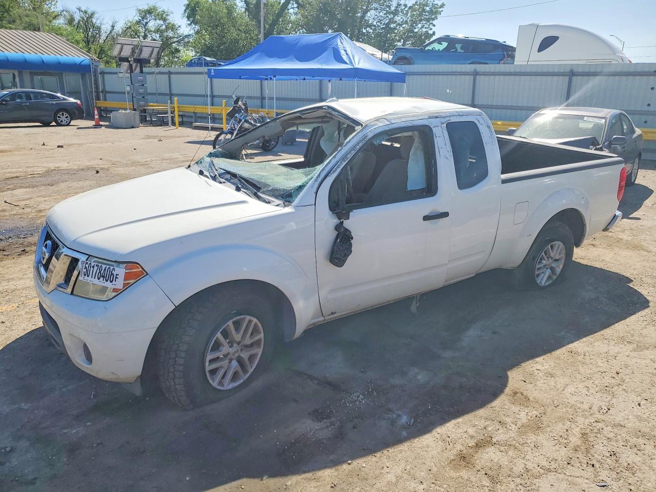 2015 Nissan Frontier Sv V6 White vin: 1N6AD0CU4FN733071