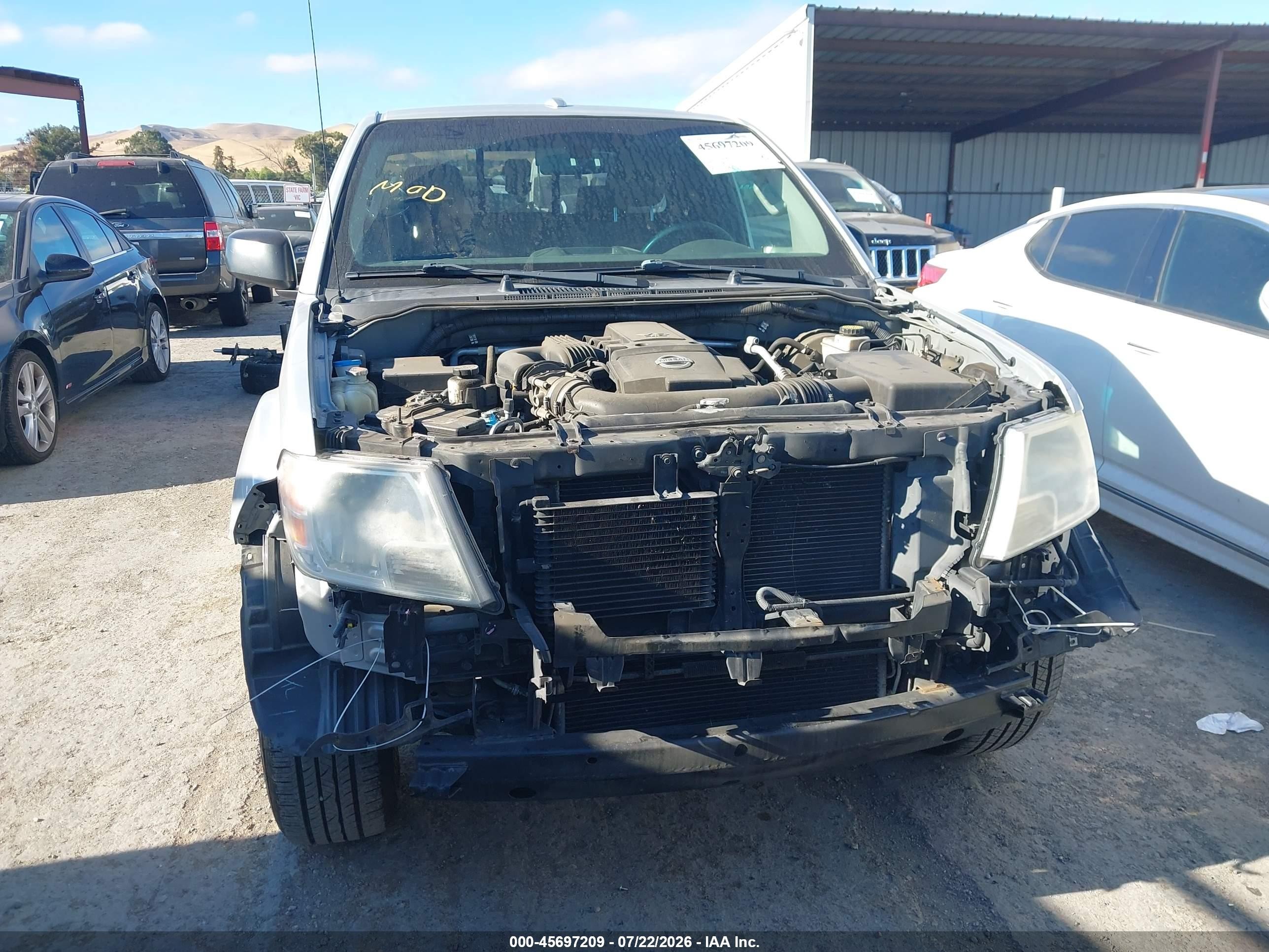 2015 Nissan Frontier Sv Gray vin: 1N6AD0CU4FN766118