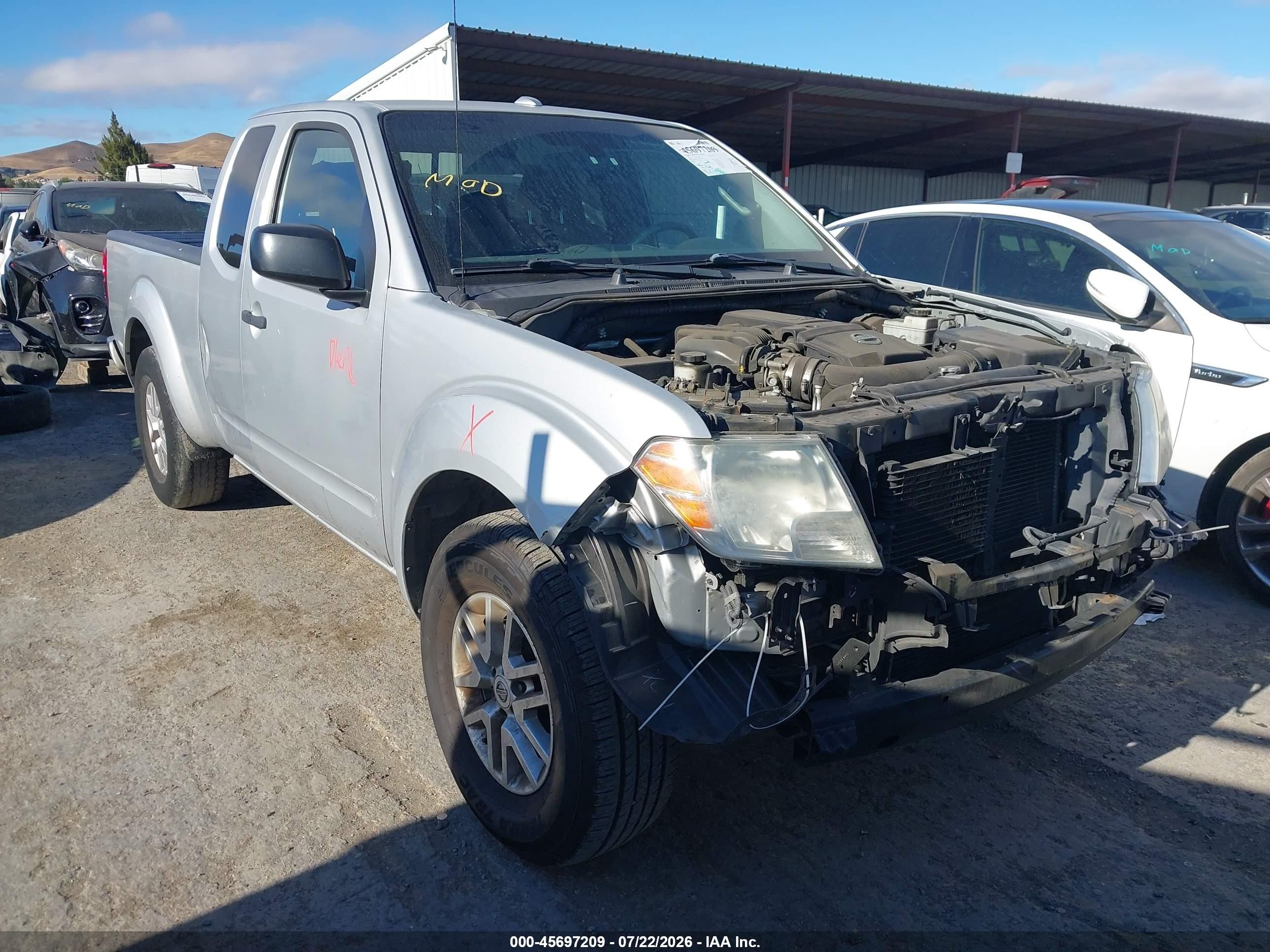 2015 Nissan Frontier Sv Gray vin: 1N6AD0CU4FN766118