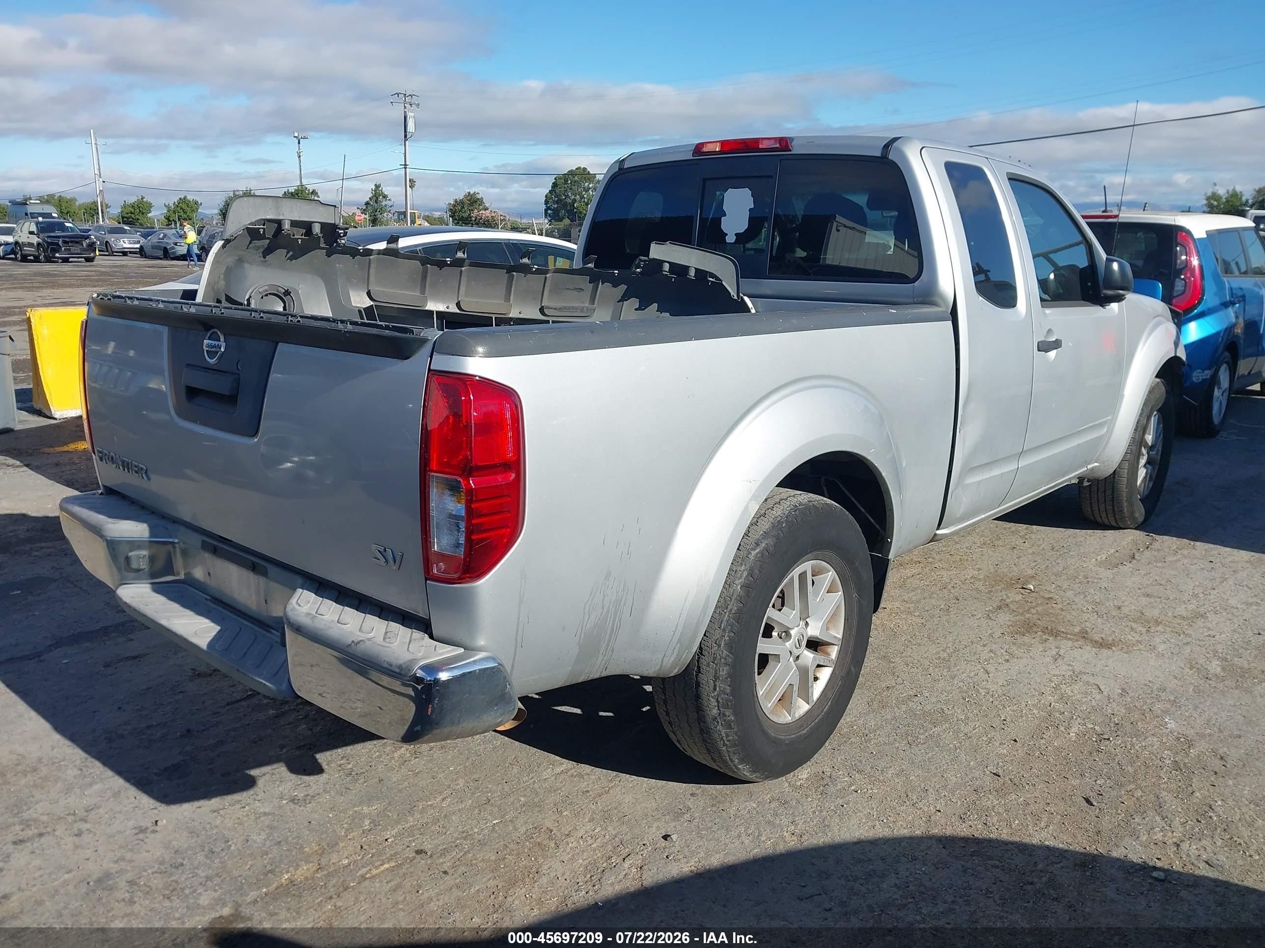 2015 Nissan Frontier Sv Gray vin: 1N6AD0CU4FN766118