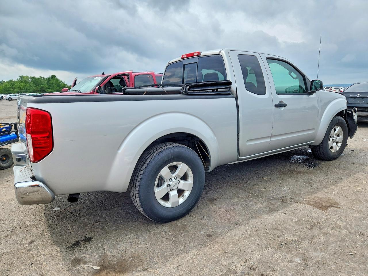 2012 Nissan Frontier Sv V6 Silver vin: 1N6AD0CU5CC437497