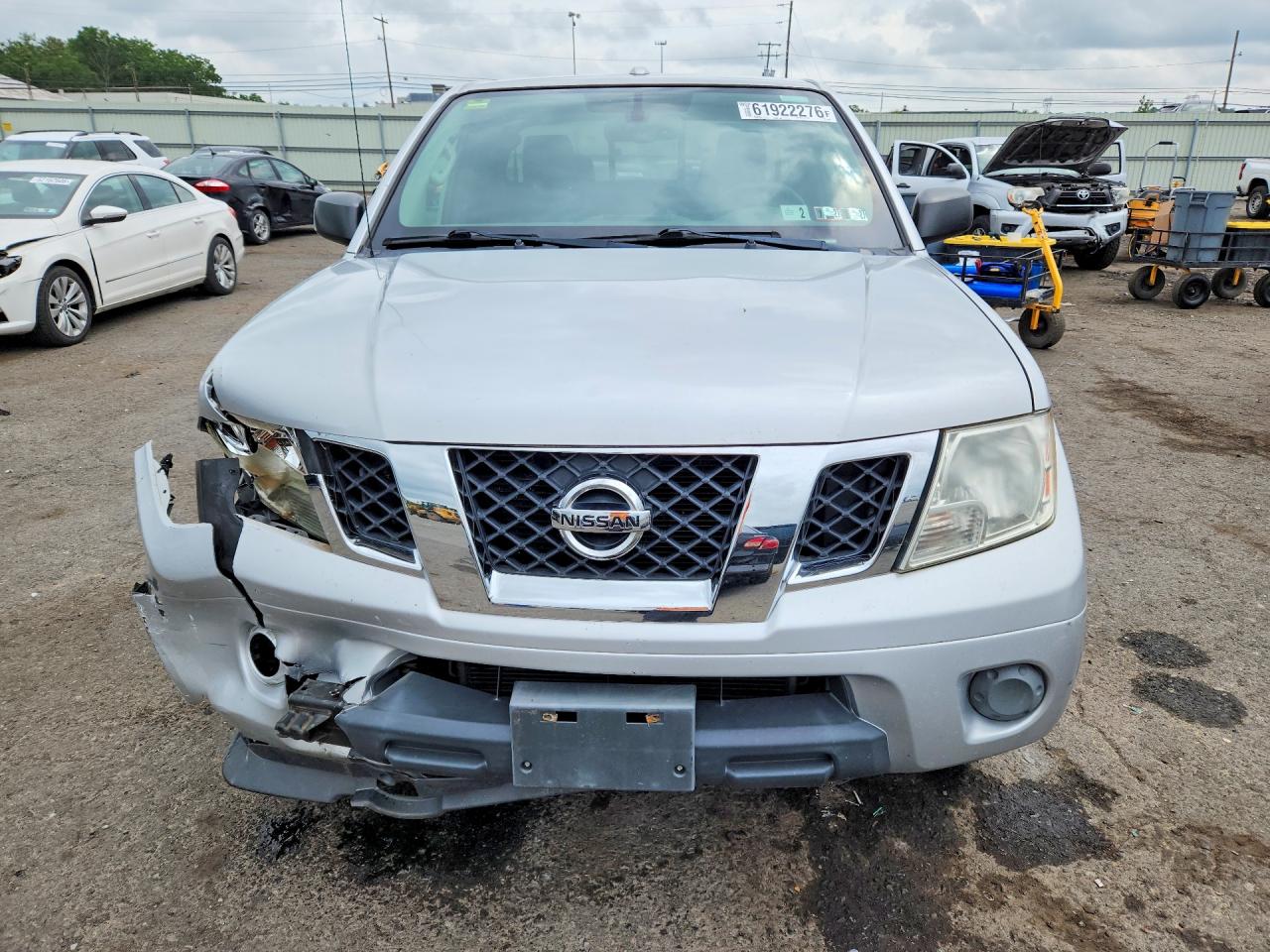 2012 Nissan Frontier Sv V6 Silver vin: 1N6AD0CU5CC437497