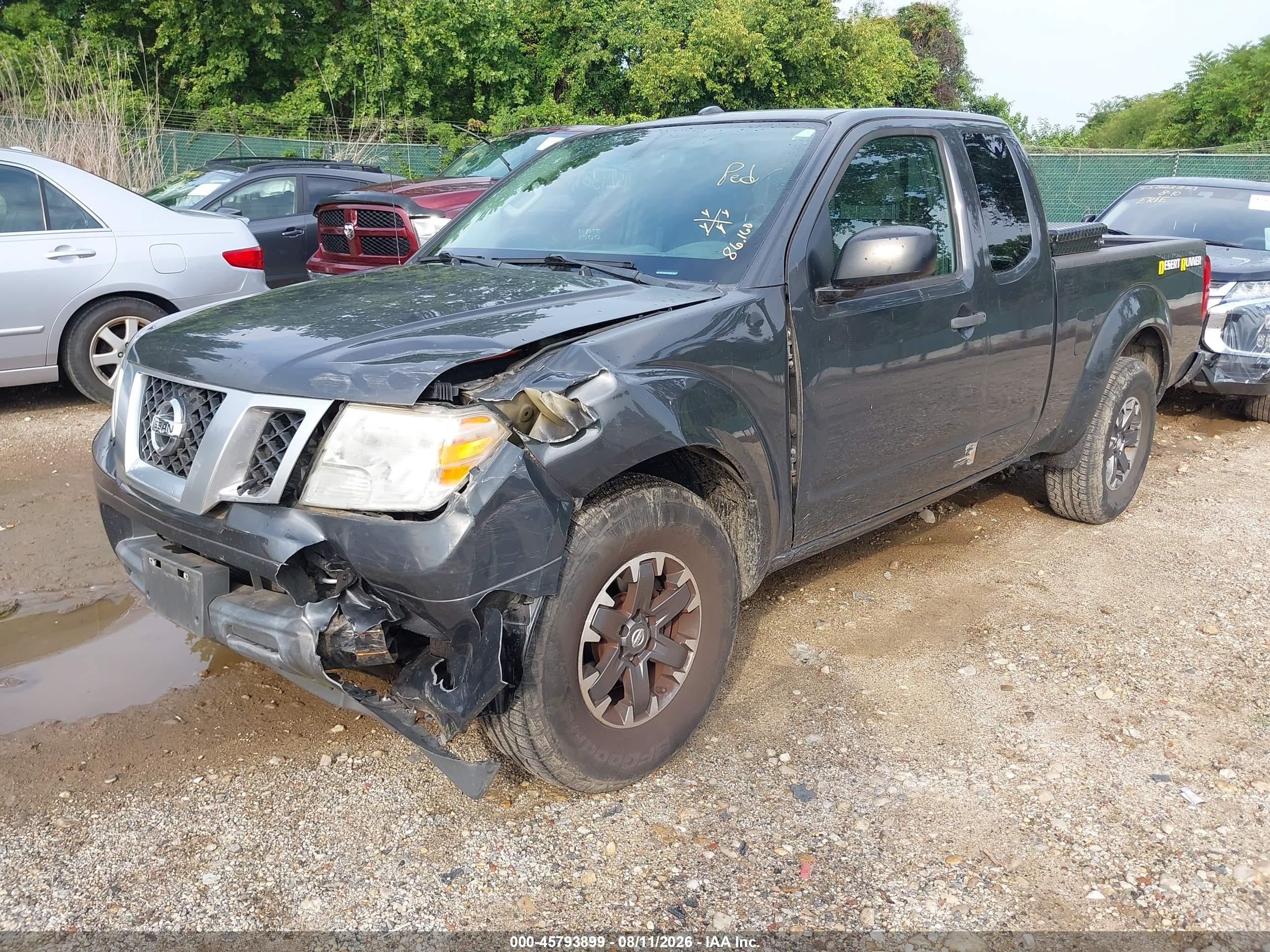 2014 Nissan Frontier Desert Runner Gray vin: 1N6AD0CU5EN735037