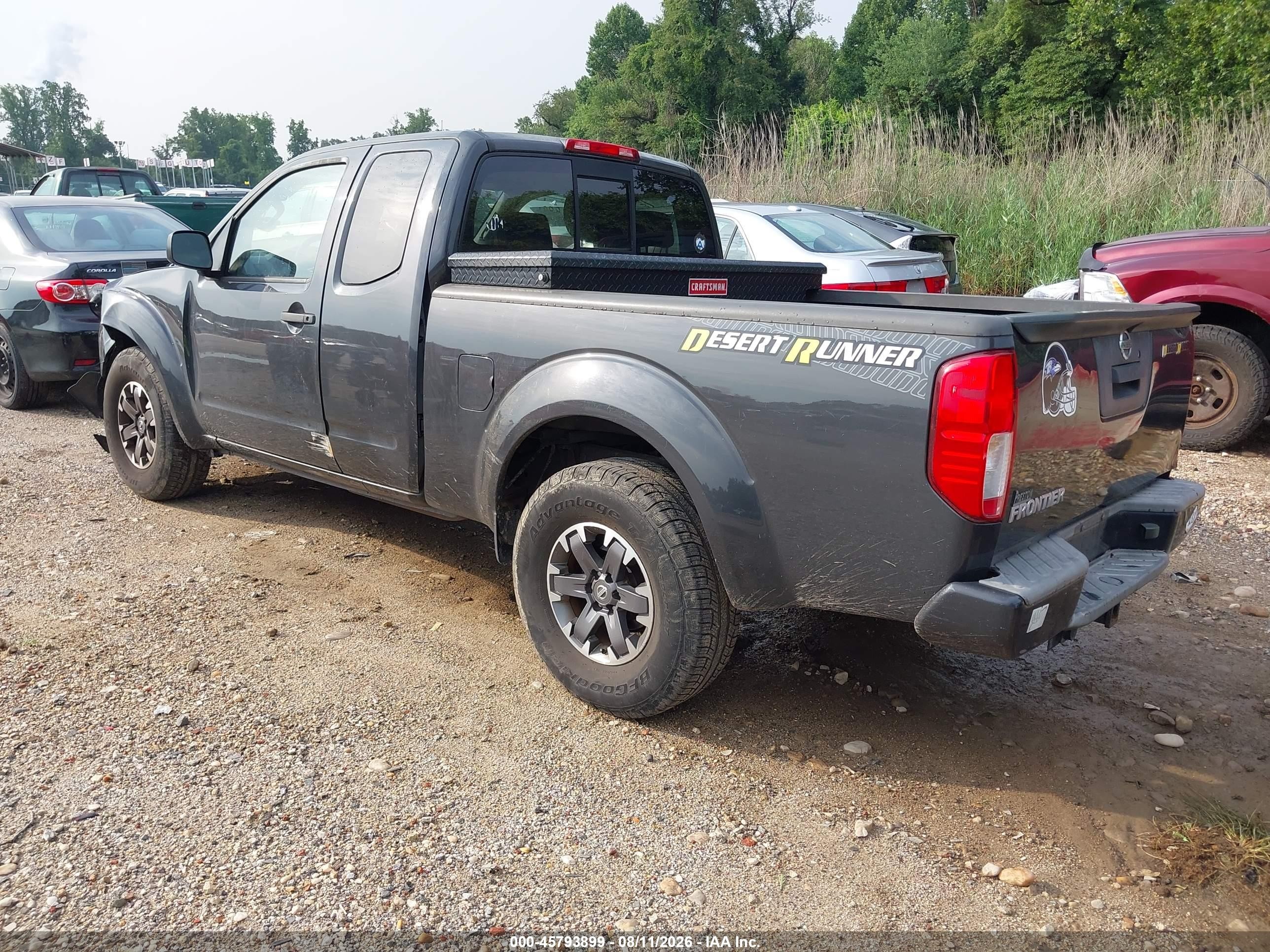 2014 Nissan Frontier Desert Runner Gray vin: 1N6AD0CU5EN735037