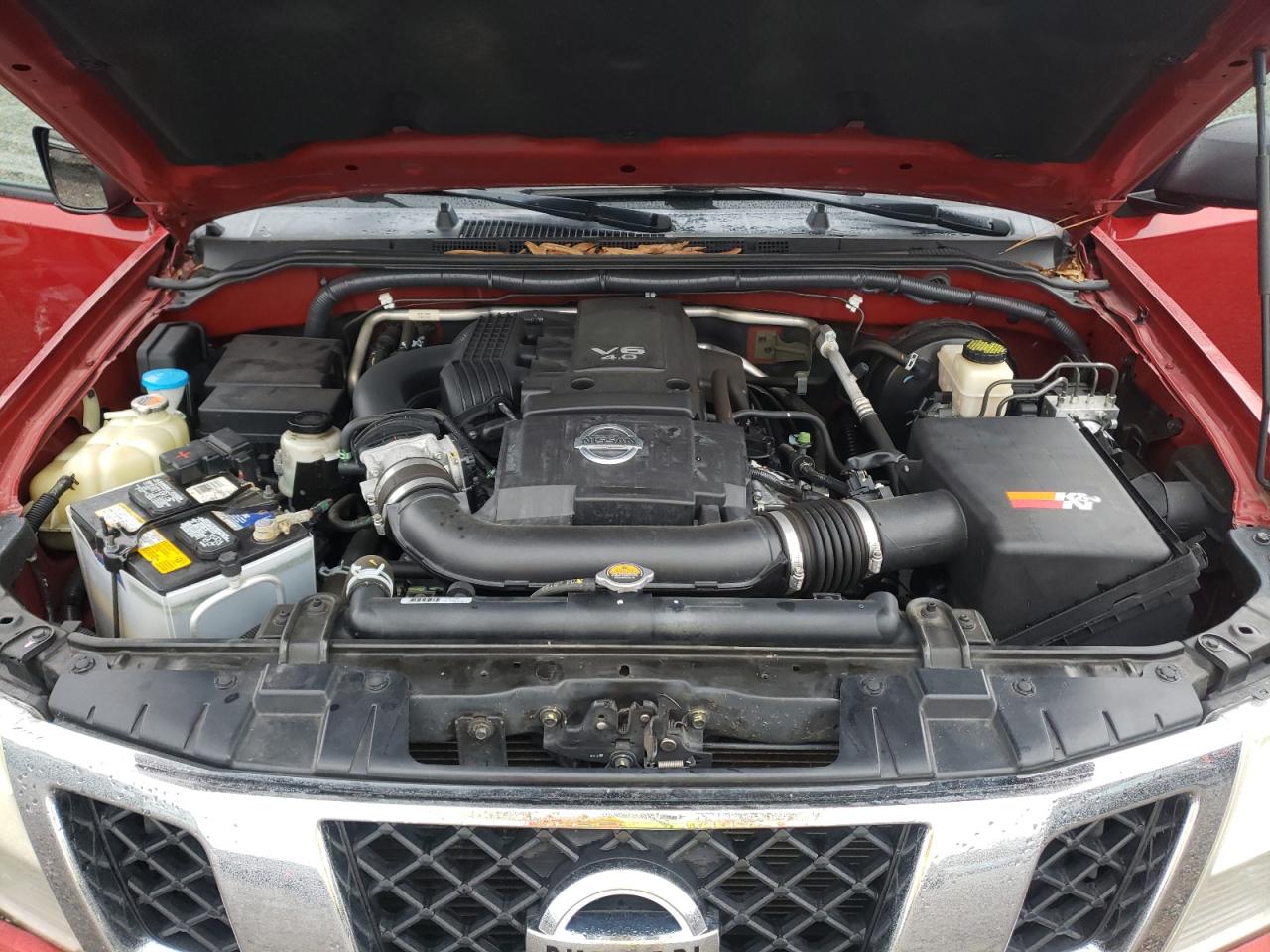2014 Nissan Frontier Sv Red vin: 1N6AD0CU5EN739430