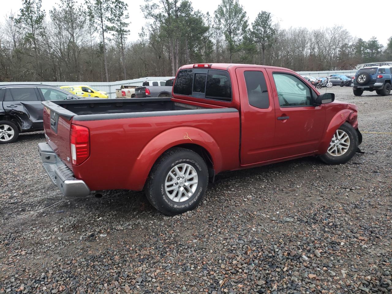 2014 Nissan Frontier Sv Red vin: 1N6AD0CU5EN739430