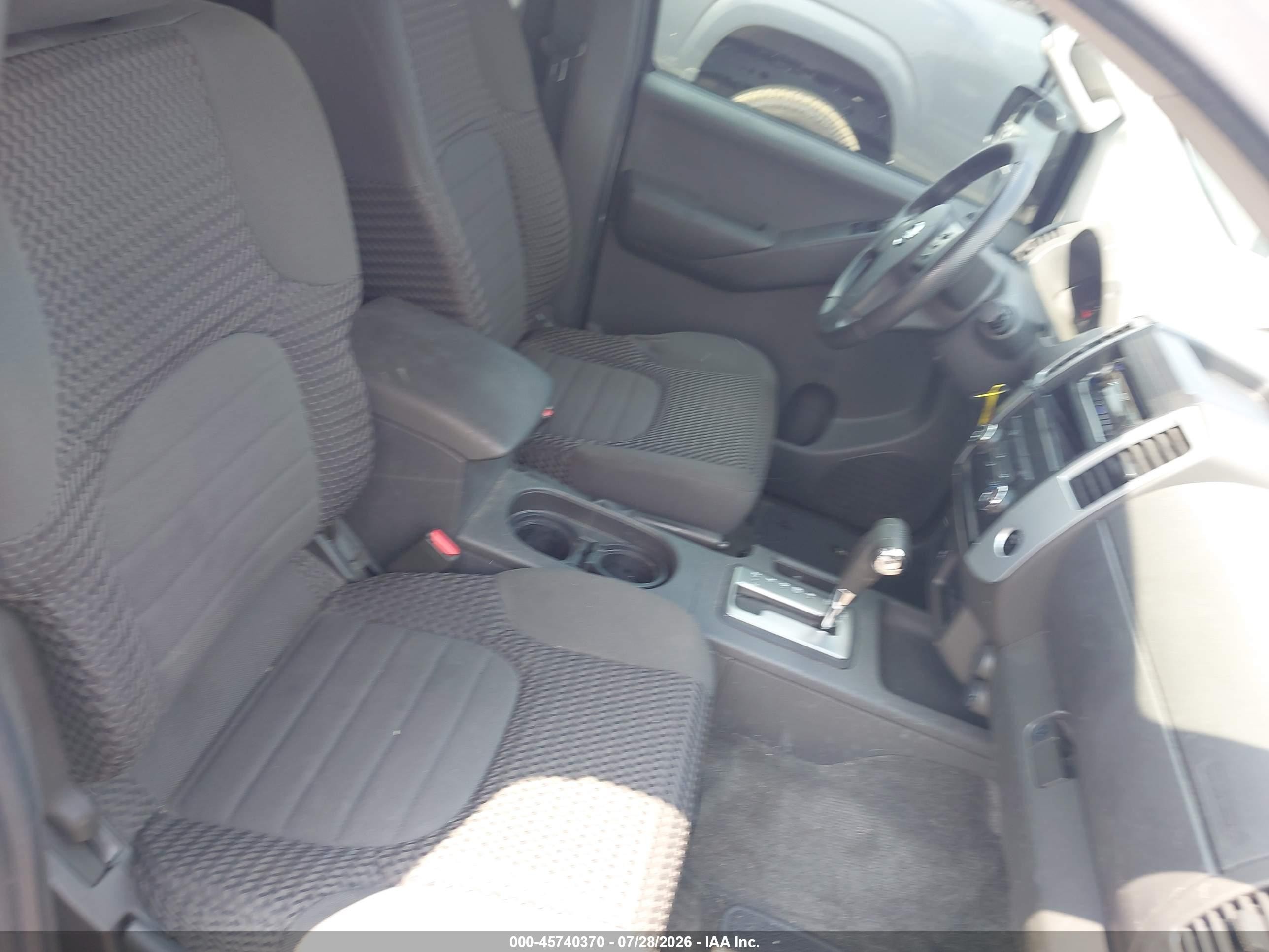 2012 Nissan Frontier Sv Silver vin: 1N6AD0CU6CC415895