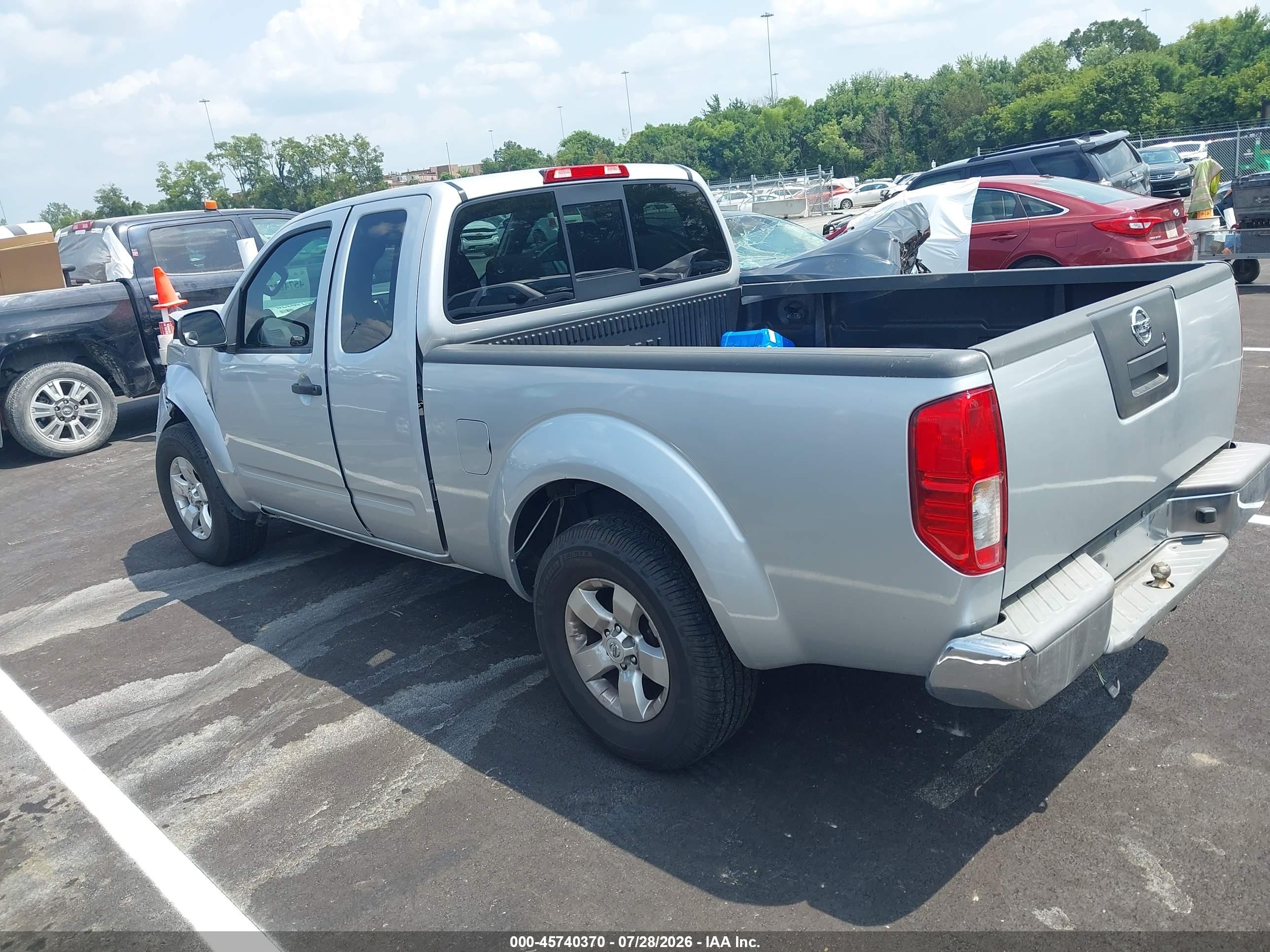 2012 Nissan Frontier Sv Silver vin: 1N6AD0CU6CC415895