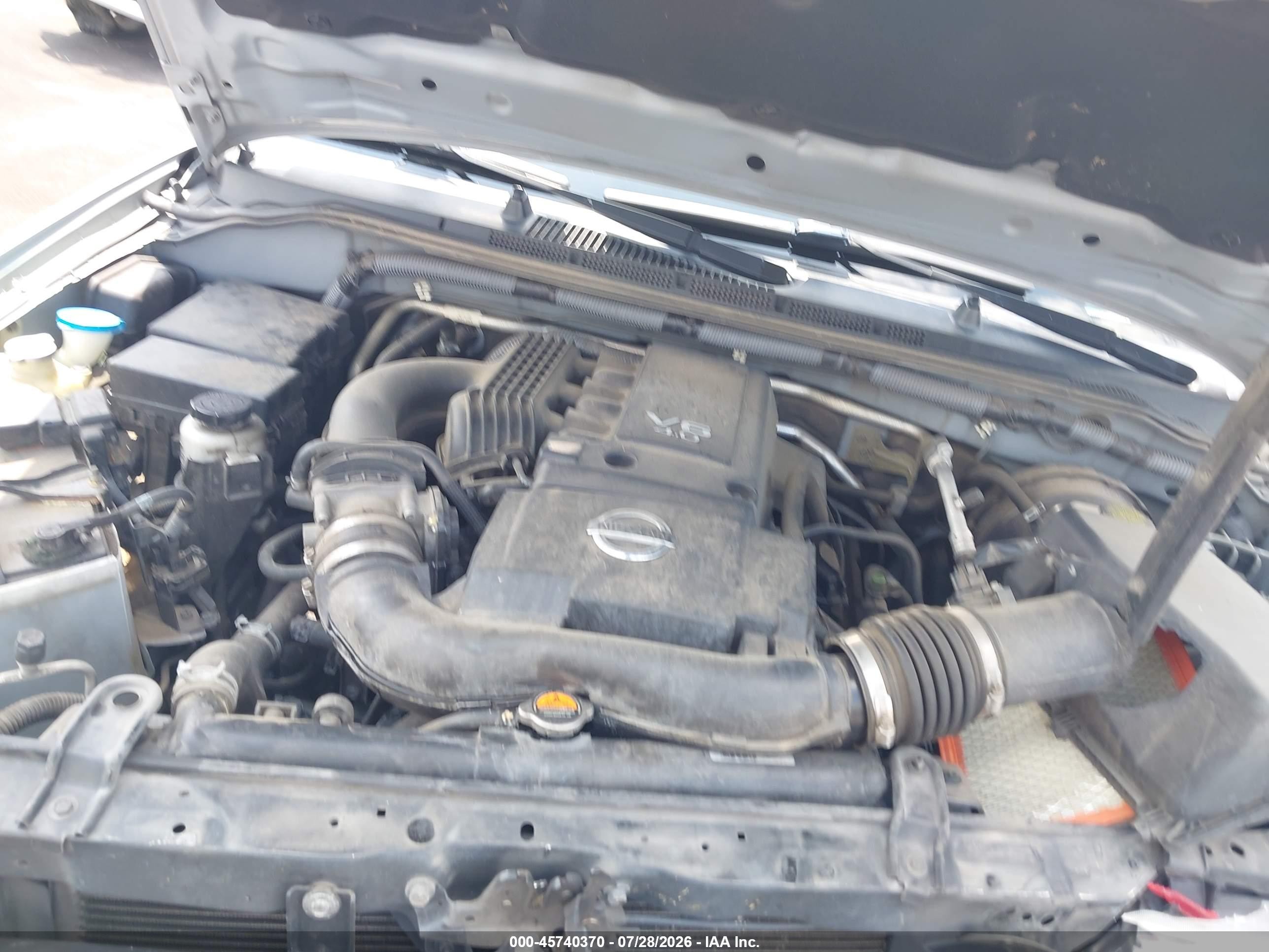 2012 Nissan Frontier Sv Silver vin: 1N6AD0CU6CC415895