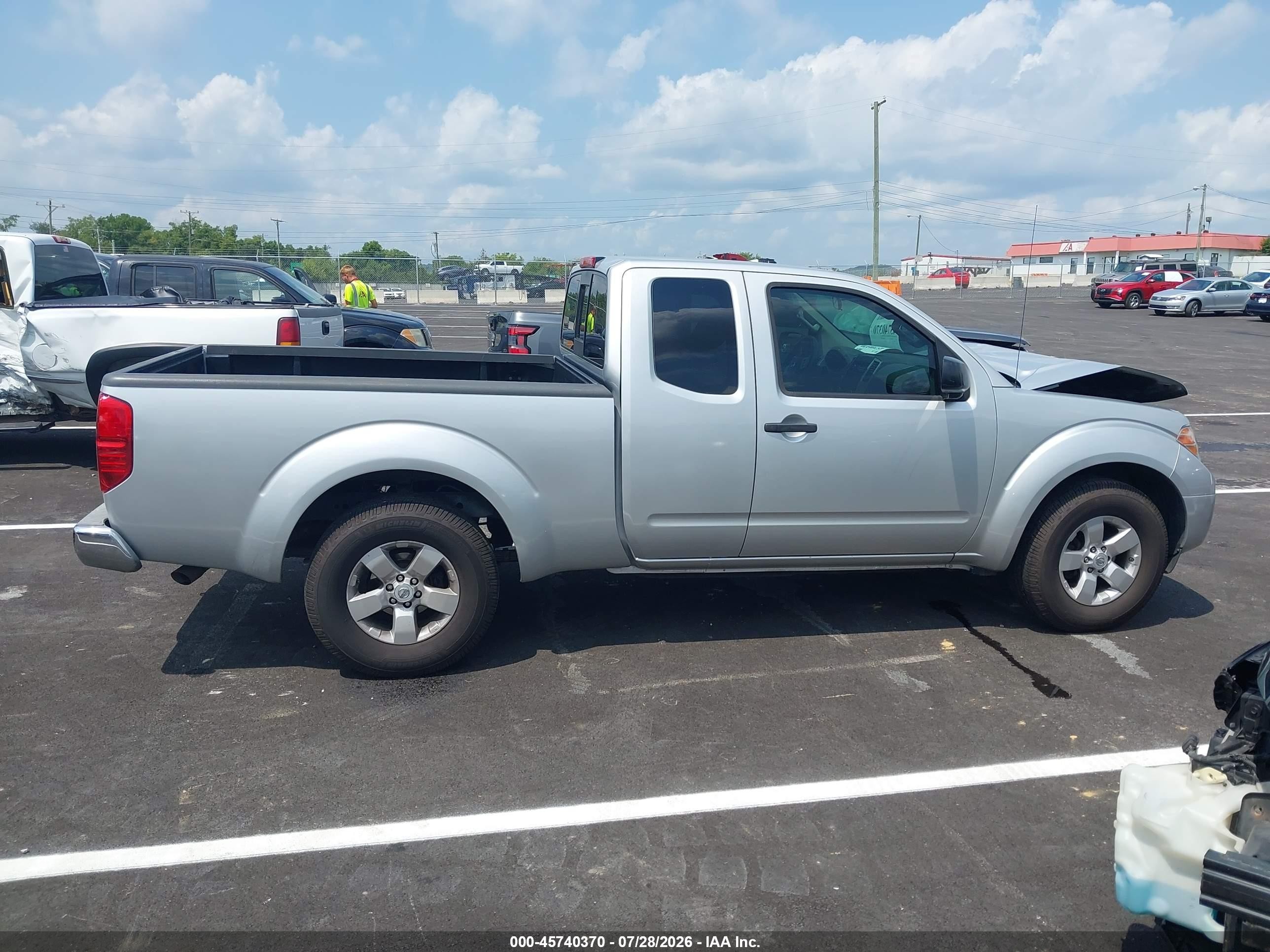 2012 Nissan Frontier Sv Silver vin: 1N6AD0CU6CC415895