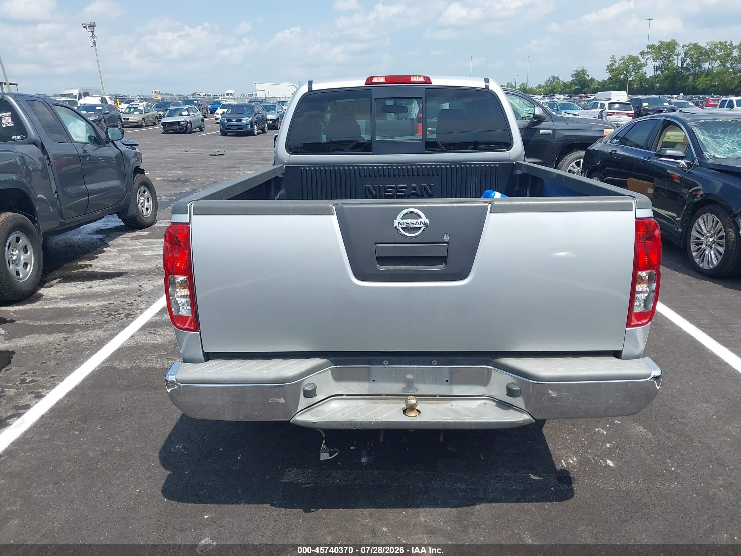 2012 Nissan Frontier Sv Silver vin: 1N6AD0CU6CC415895