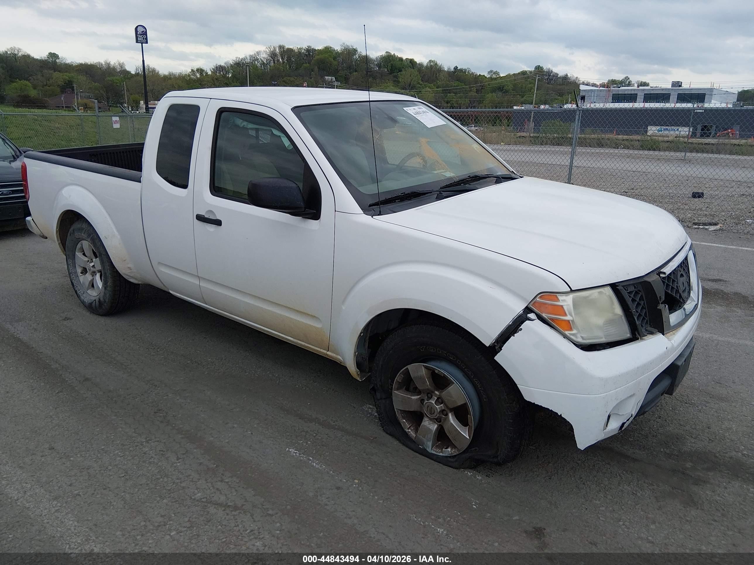 2012 Nissan Frontier Sv White vin: 1N6AD0CU6CC446791