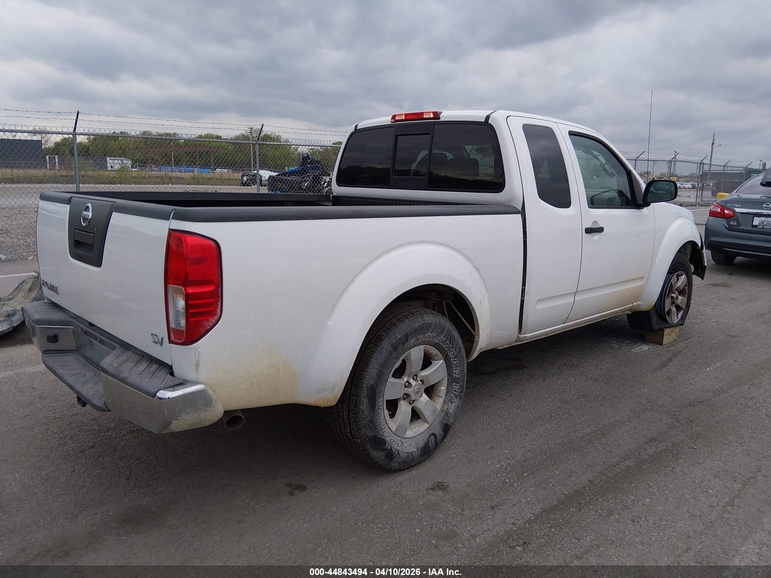 2012 Nissan Frontier Sv White vin: 1N6AD0CU6CC446791