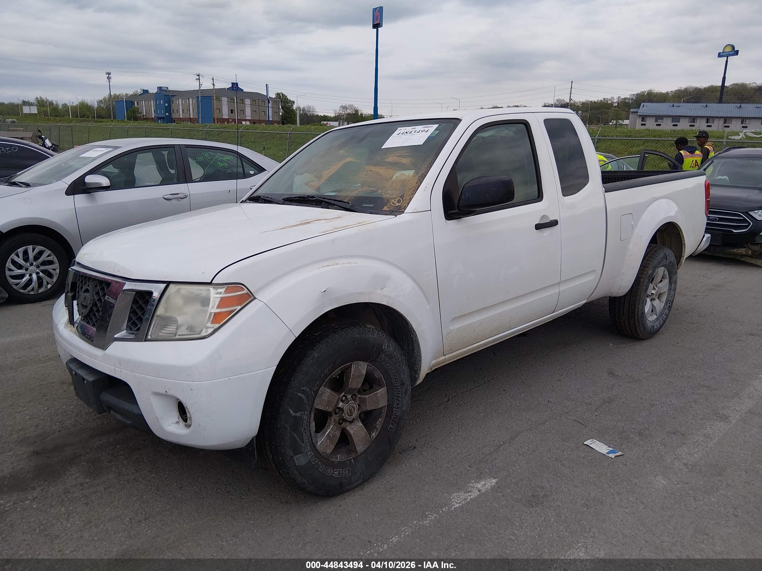 2012 Nissan Frontier Sv White vin: 1N6AD0CU6CC446791