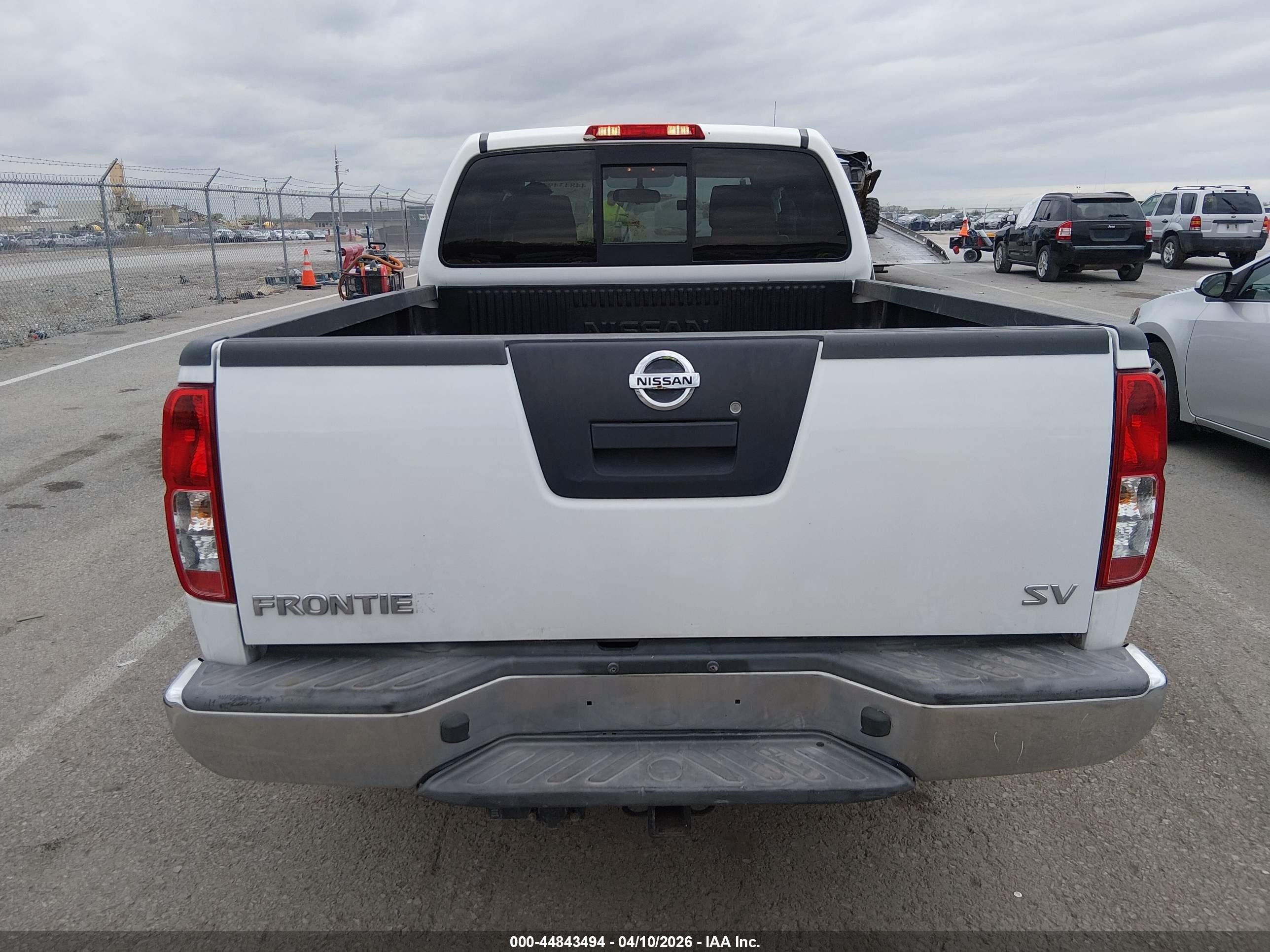 2012 Nissan Frontier Sv White vin: 1N6AD0CU6CC446791