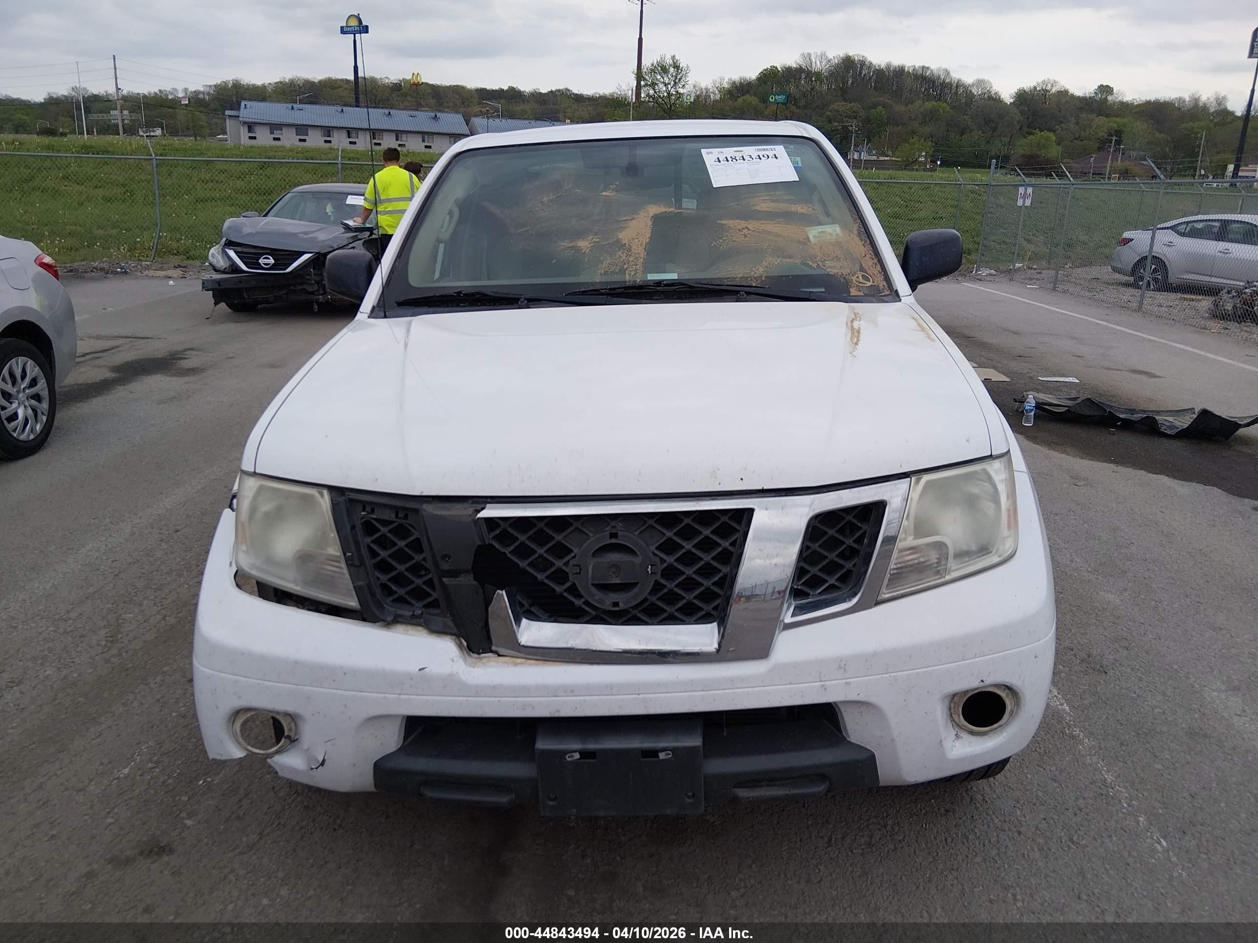 2012 Nissan Frontier Sv White vin: 1N6AD0CU6CC446791