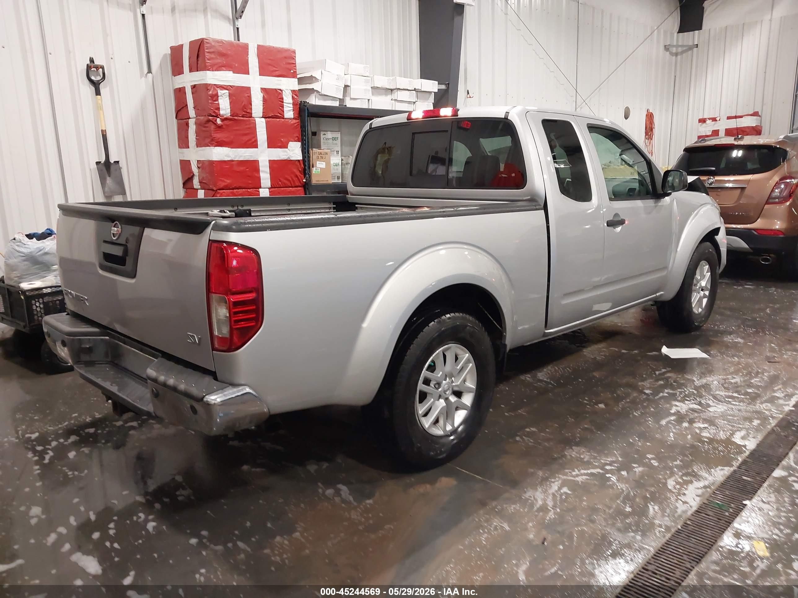 2014 Nissan Frontier Sv Silver vin: 1N6AD0CU6EN759718