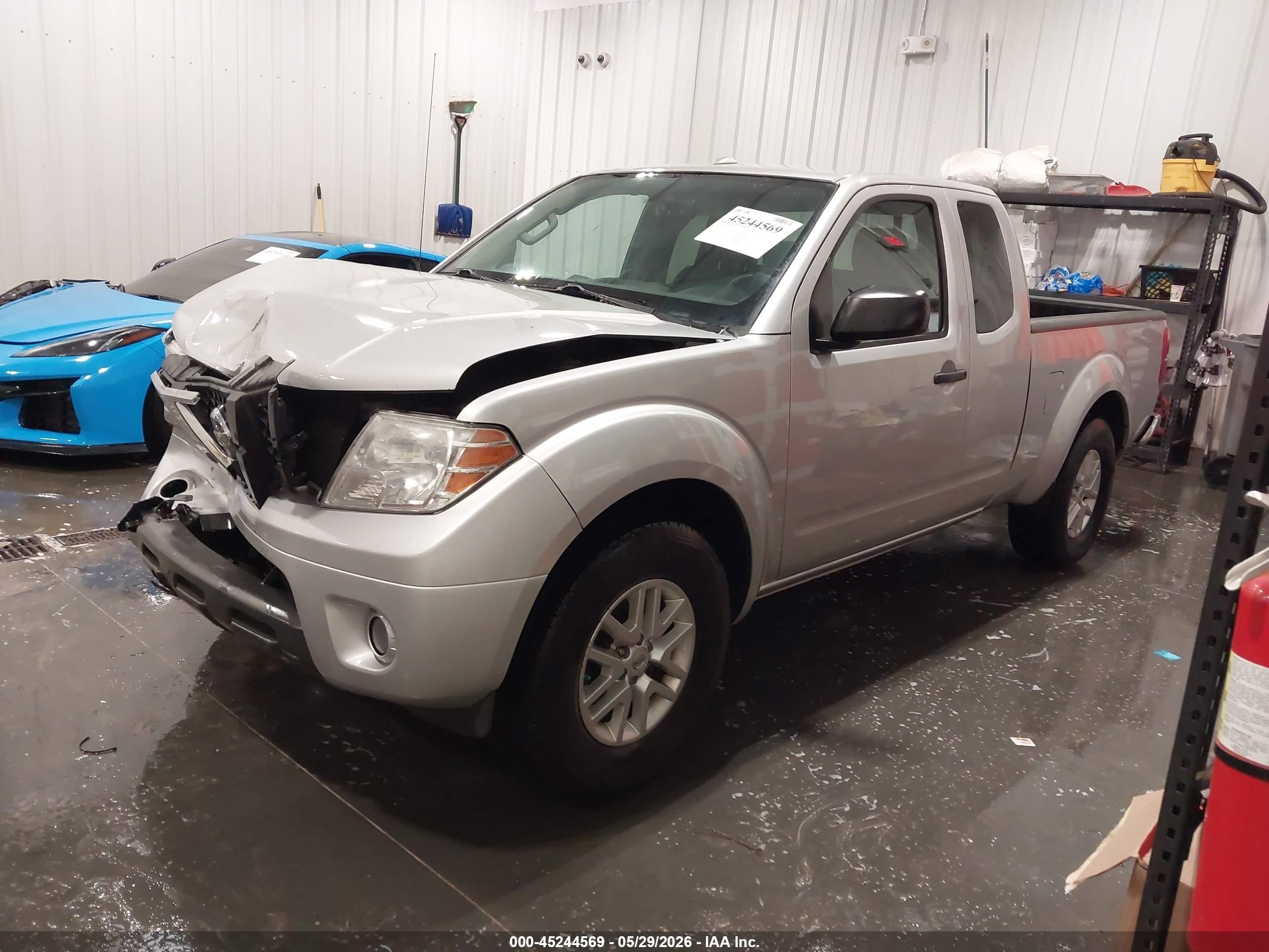 2014 Nissan Frontier Sv Silver vin: 1N6AD0CU6EN759718
