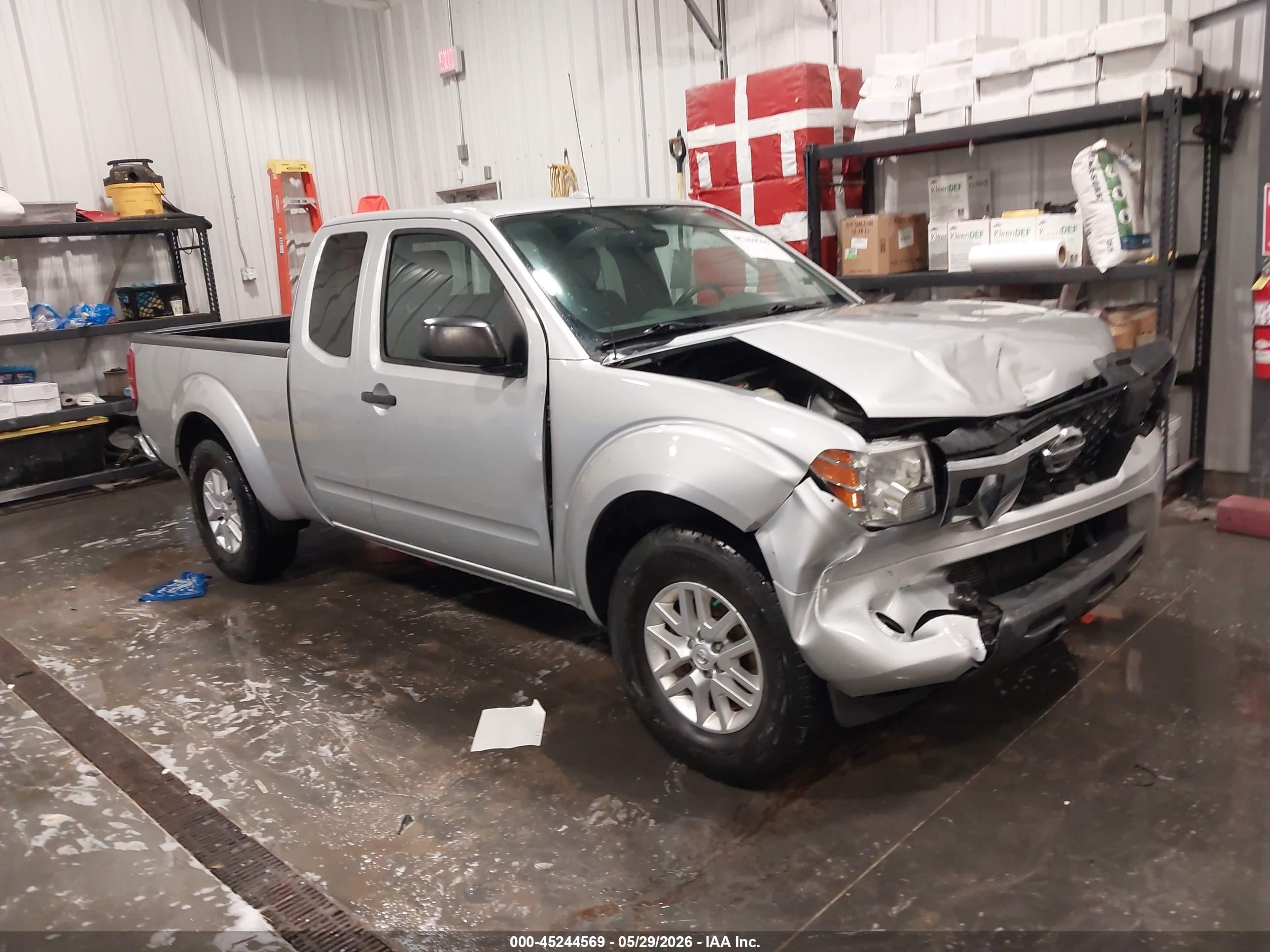 2014 Nissan Frontier Sv Silver vin: 1N6AD0CU6EN759718