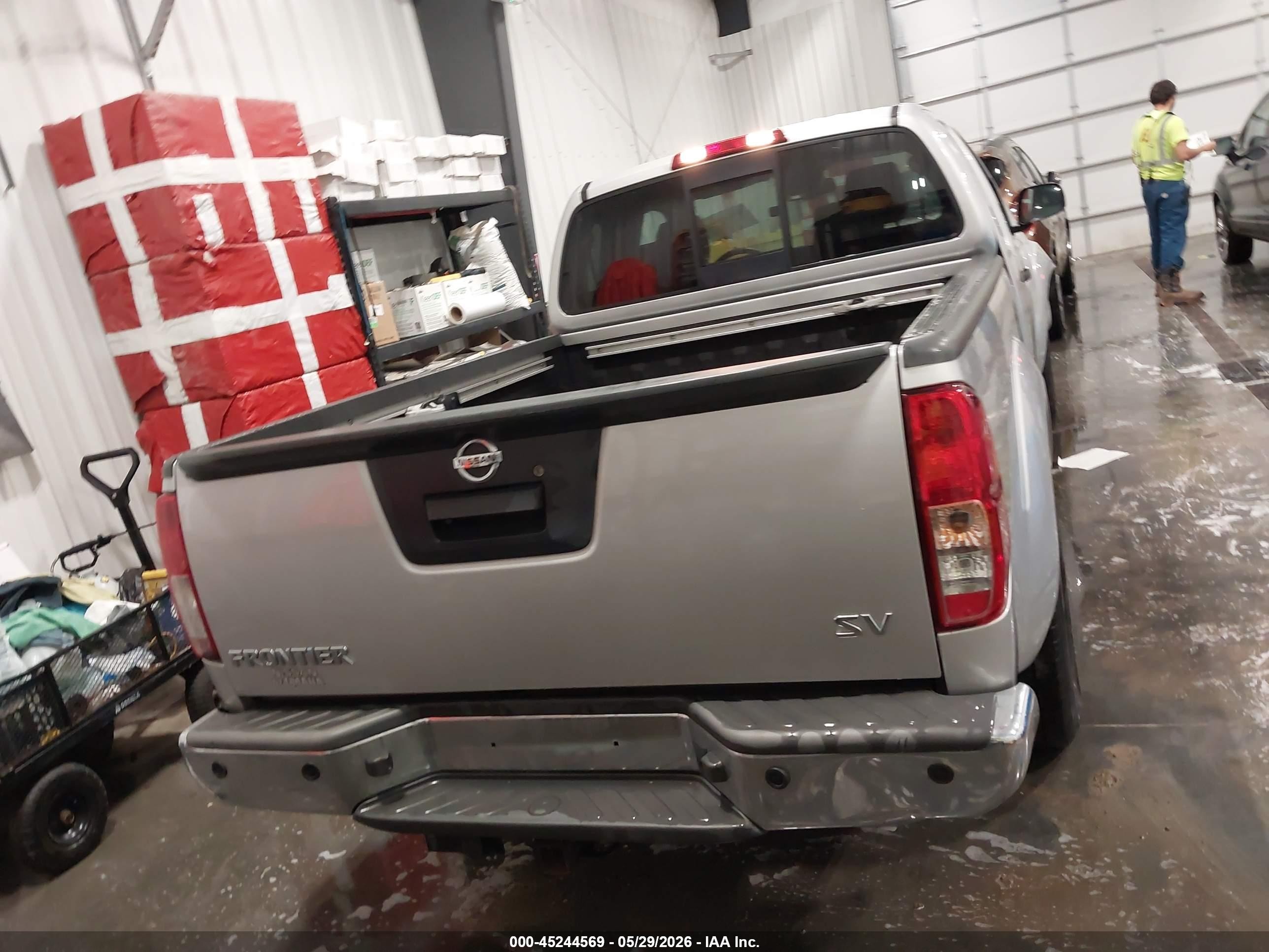 2014 Nissan Frontier Sv Silver vin: 1N6AD0CU6EN759718