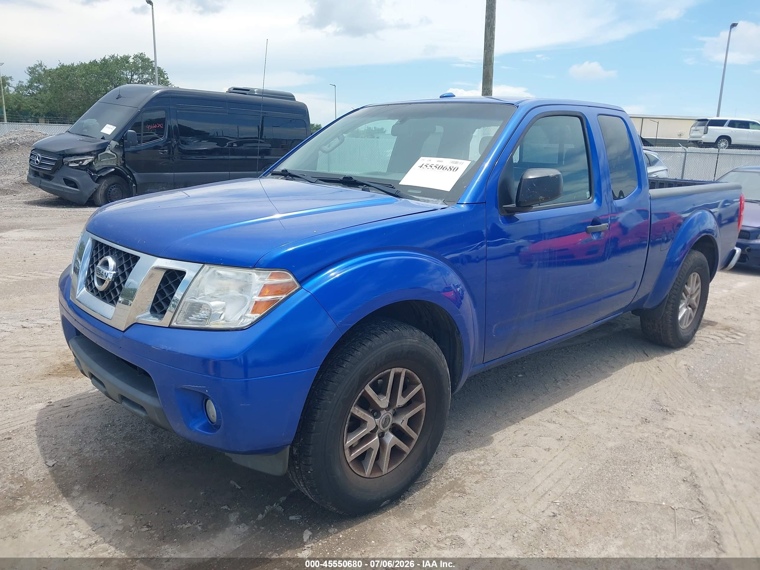 2015 Nissan Frontier Sv Blue vin: 1N6AD0CU6FN754083