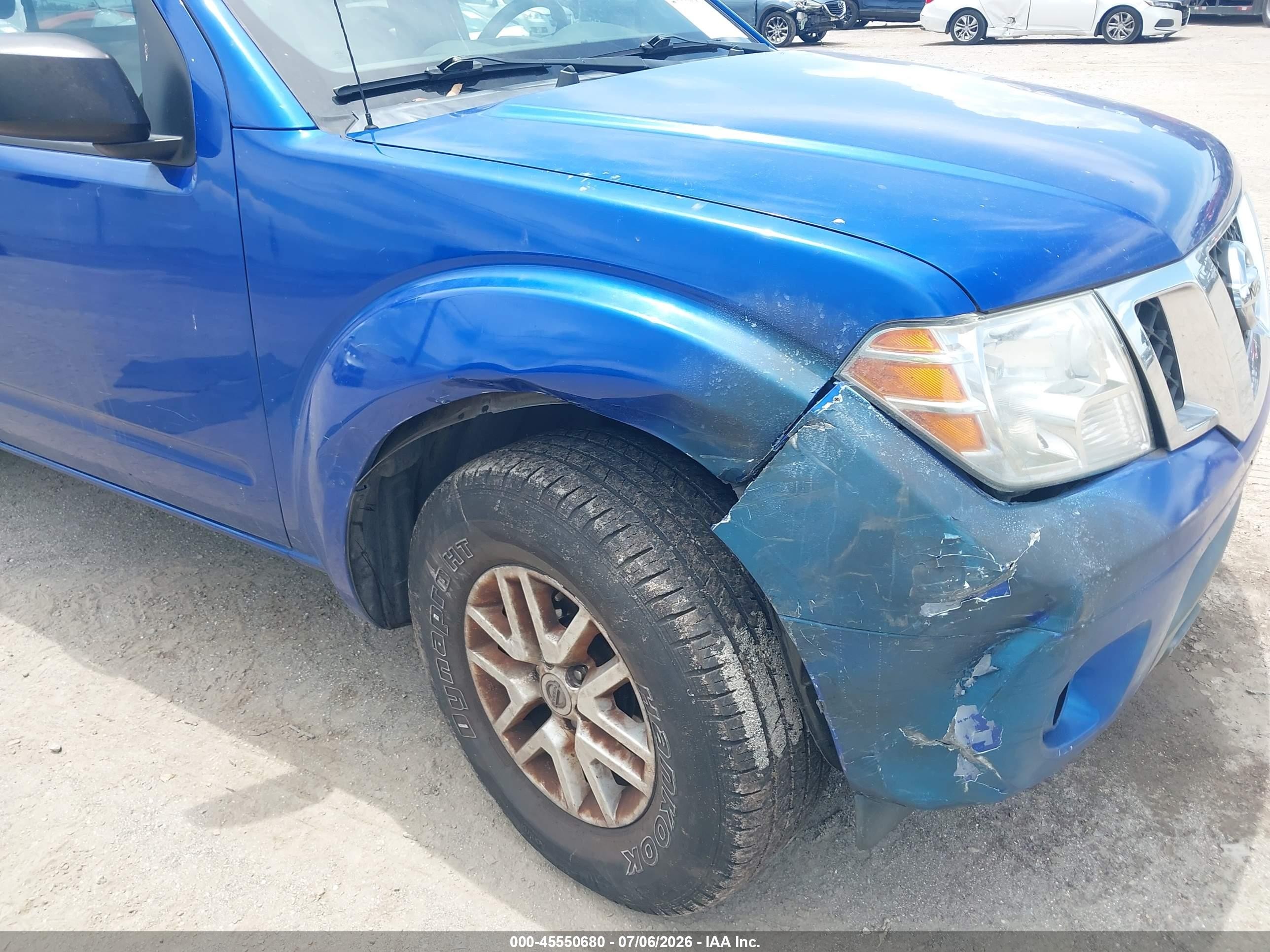 2015 Nissan Frontier Sv Blue vin: 1N6AD0CU6FN754083