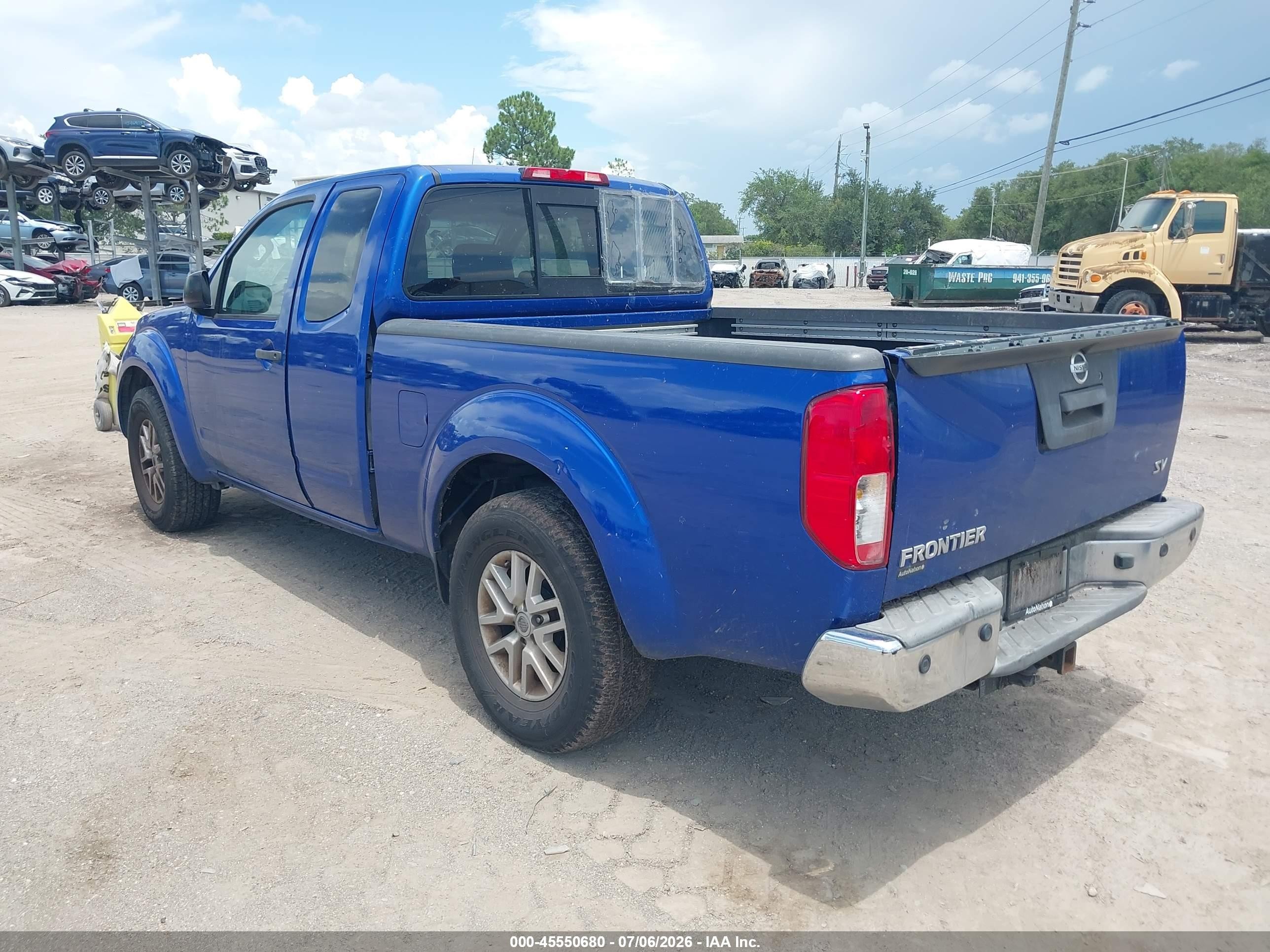 2015 Nissan Frontier Sv Blue vin: 1N6AD0CU6FN754083