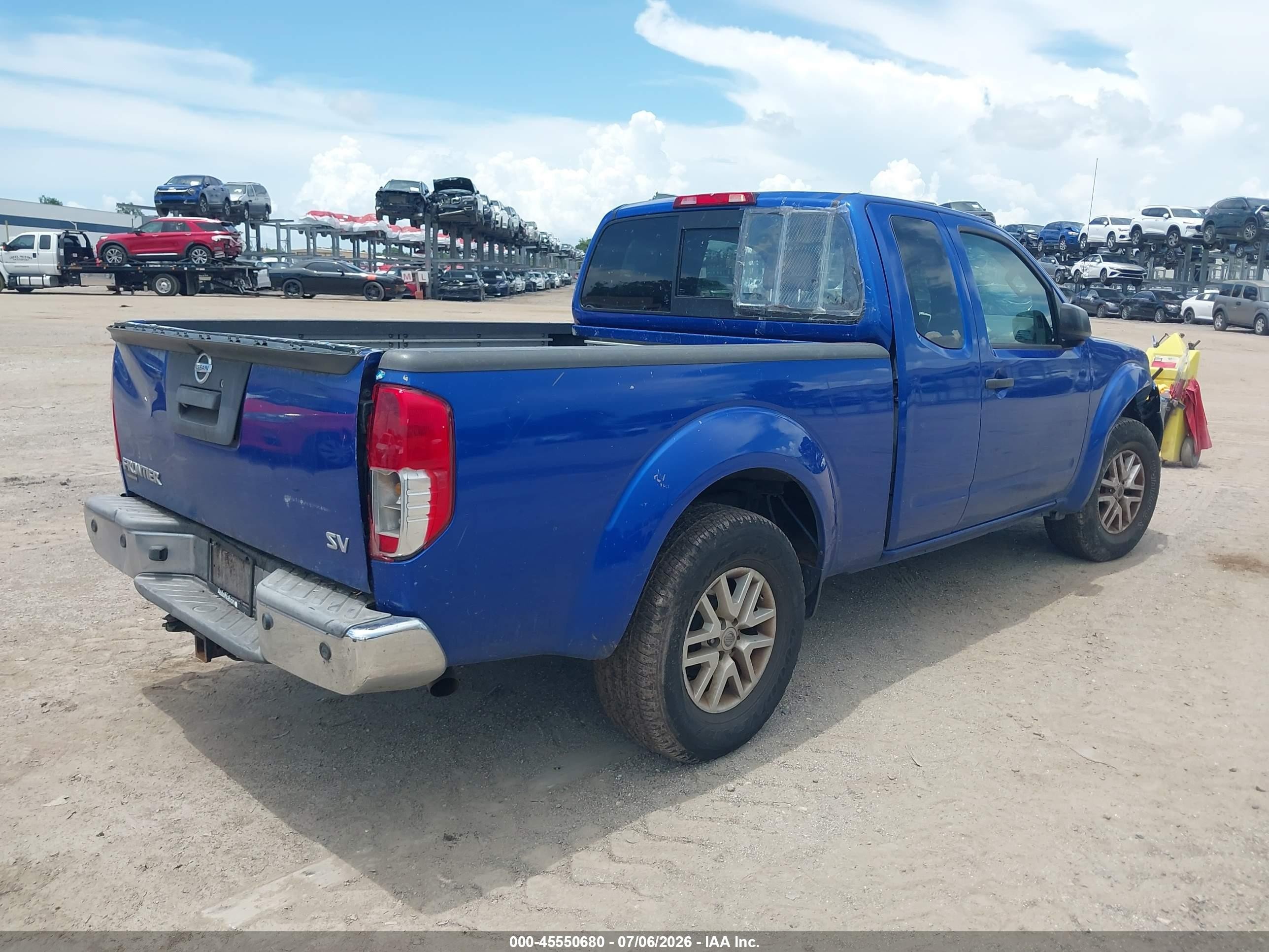 2015 Nissan Frontier Sv Blue vin: 1N6AD0CU6FN754083
