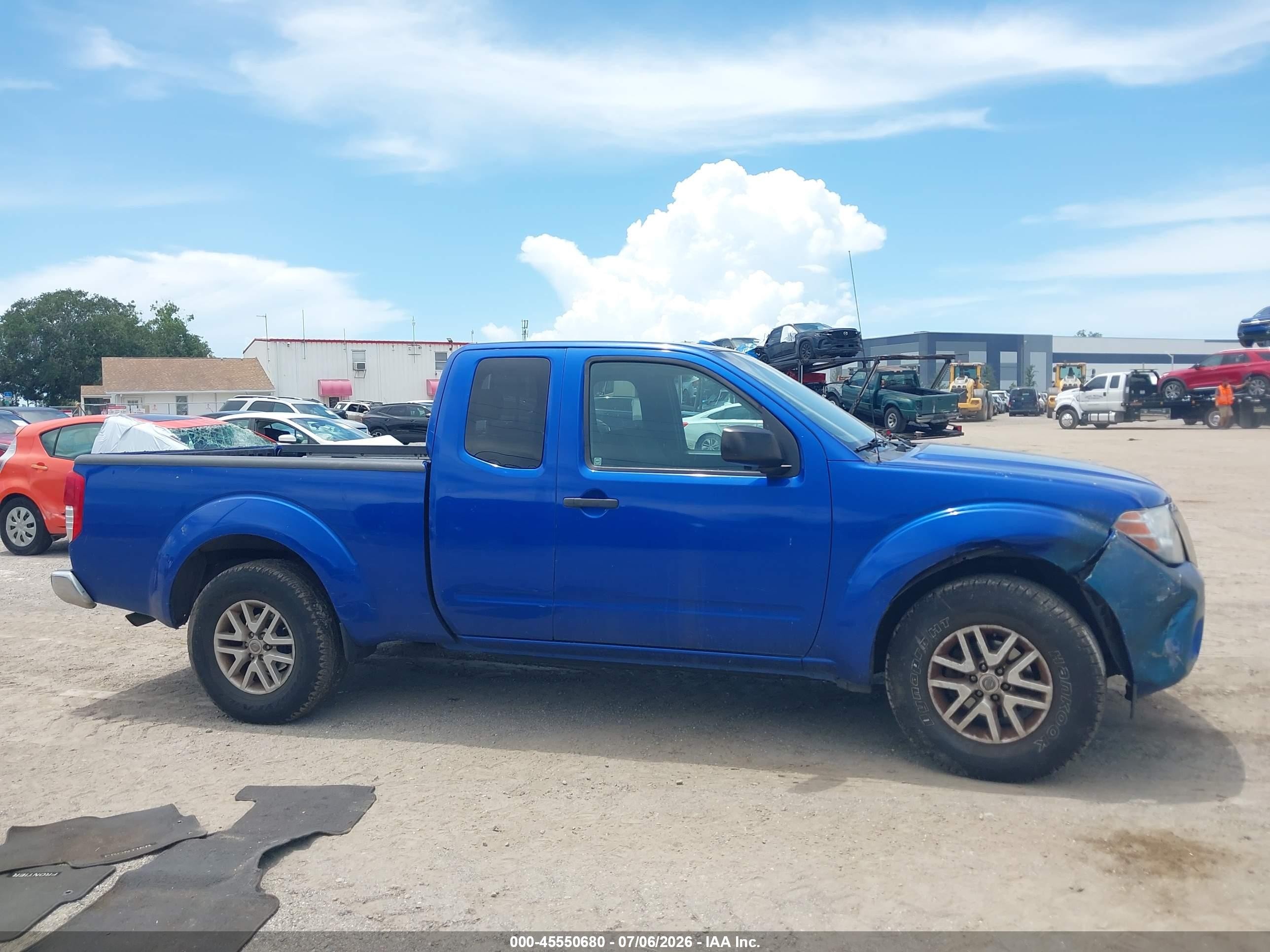2015 Nissan Frontier Sv Blue vin: 1N6AD0CU6FN754083