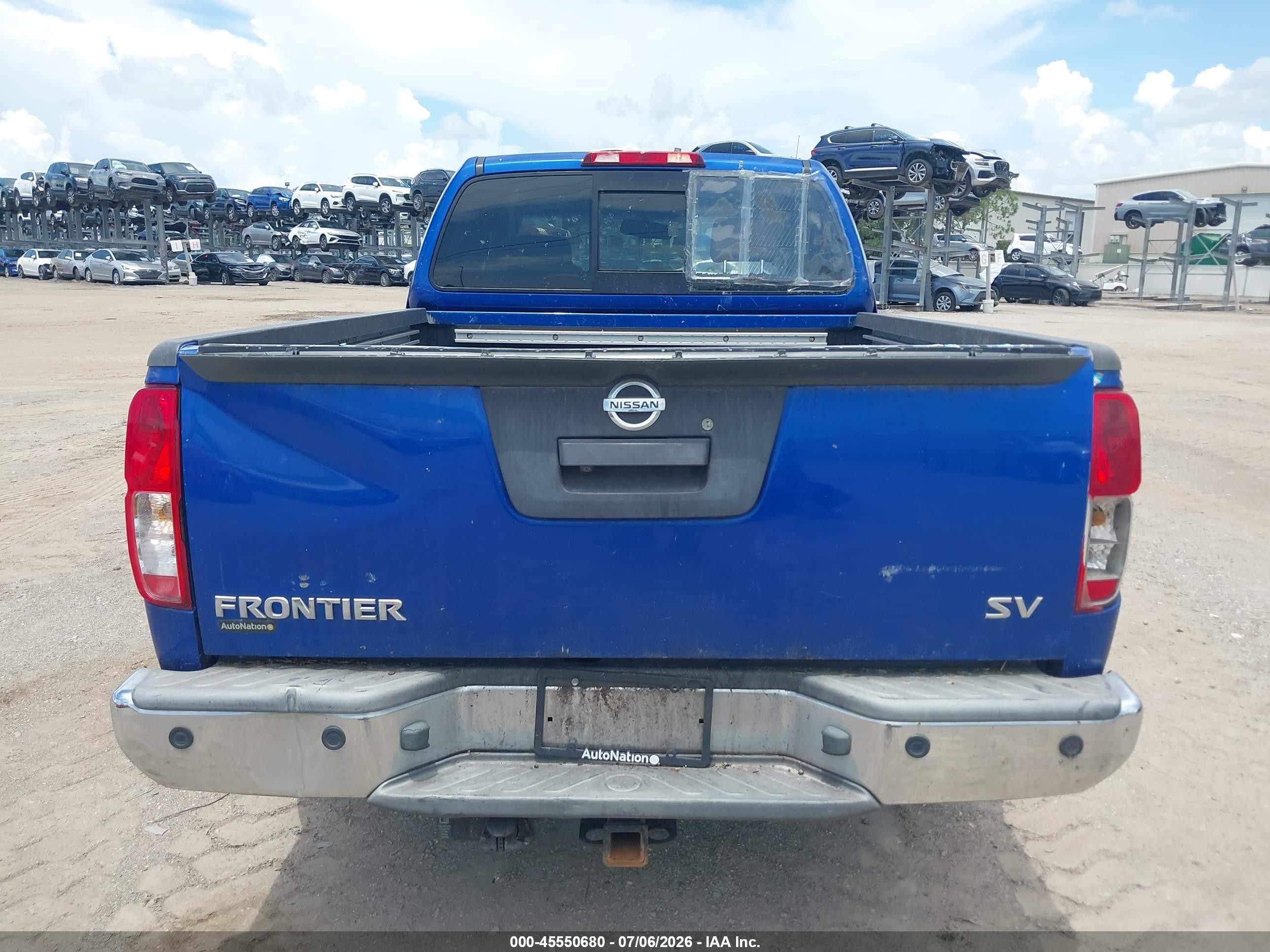 2015 Nissan Frontier Sv Blue vin: 1N6AD0CU6FN754083