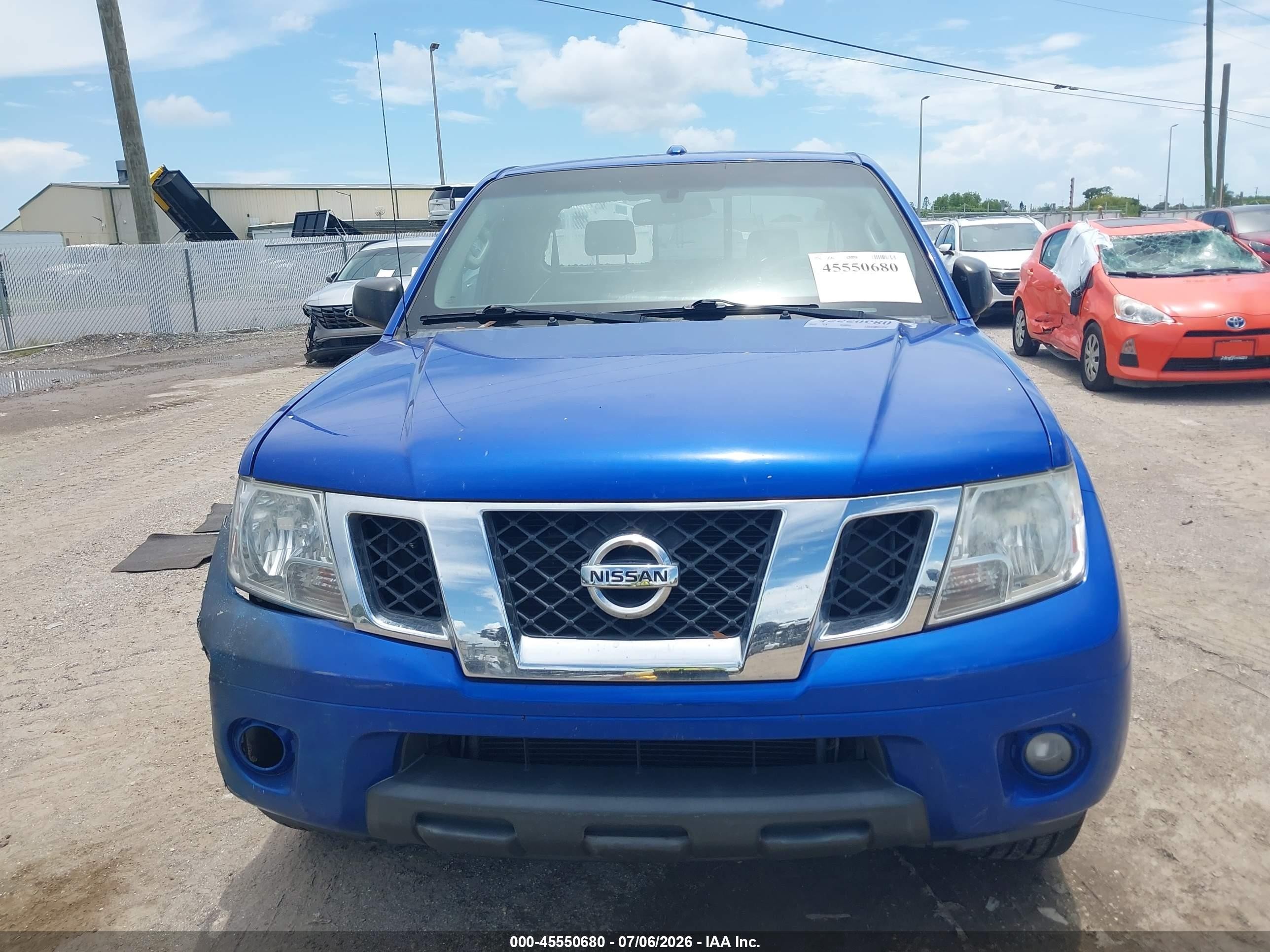 2015 Nissan Frontier Sv Blue vin: 1N6AD0CU6FN754083