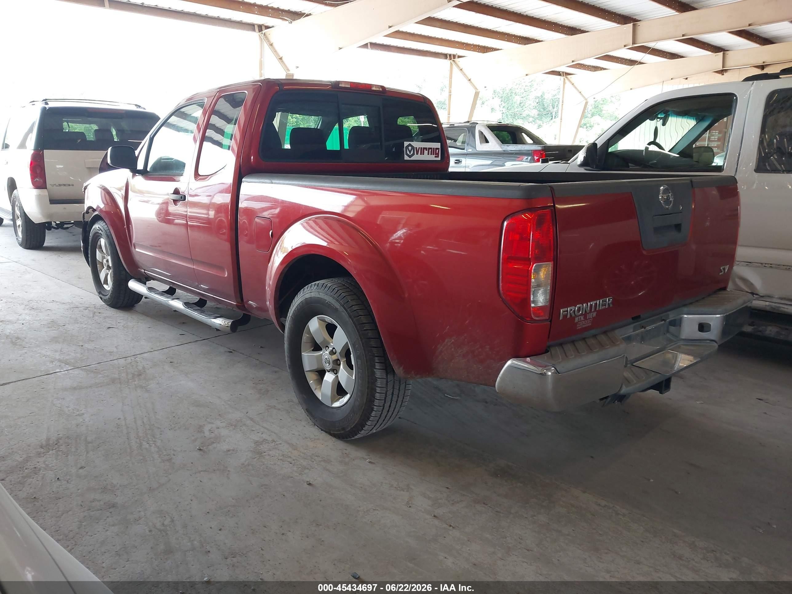 2012 Nissan Frontier Sv Red vin: 1N6AD0CU7CC443396
