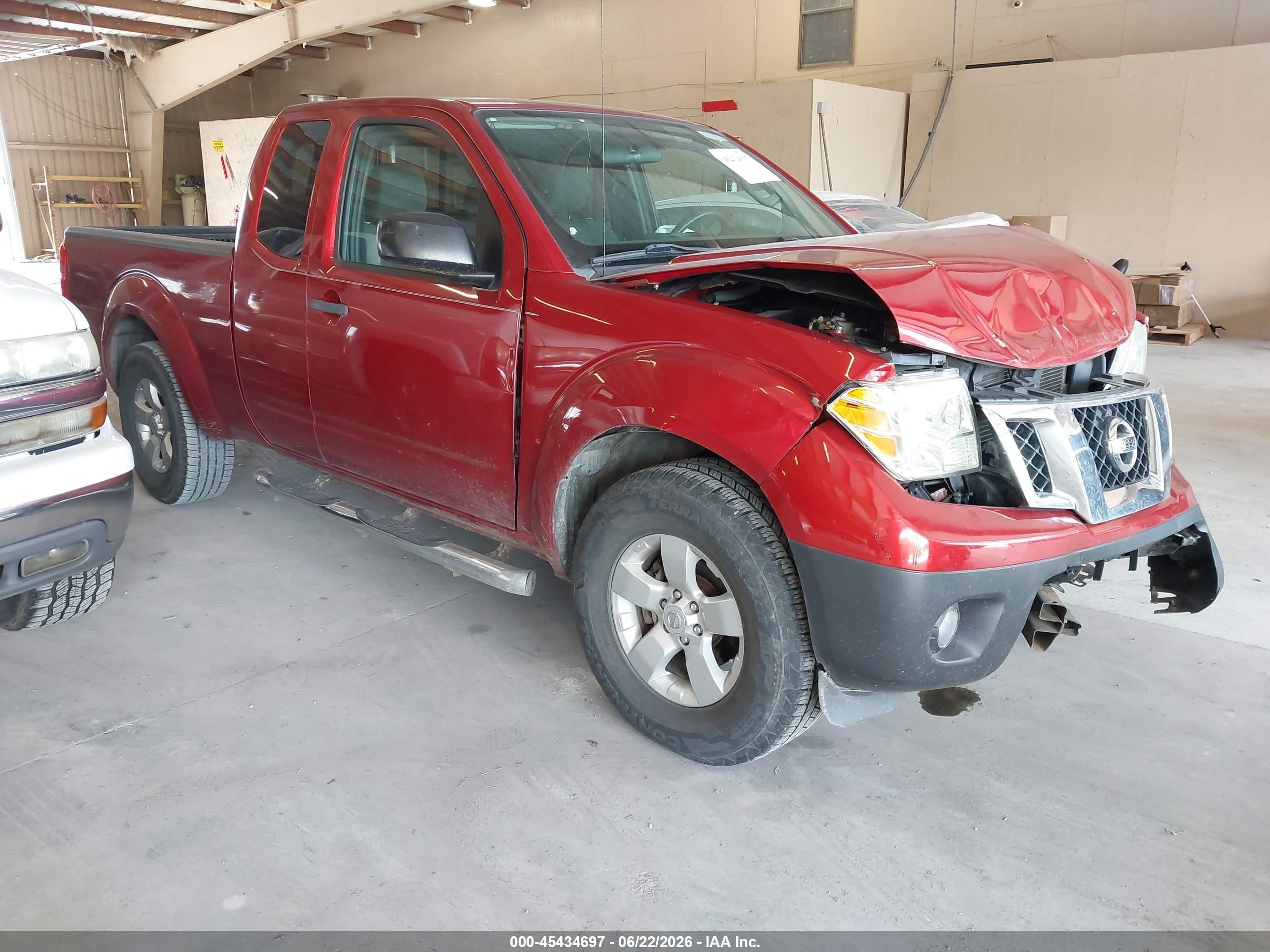 2012 Nissan Frontier Sv Red vin: 1N6AD0CU7CC443396