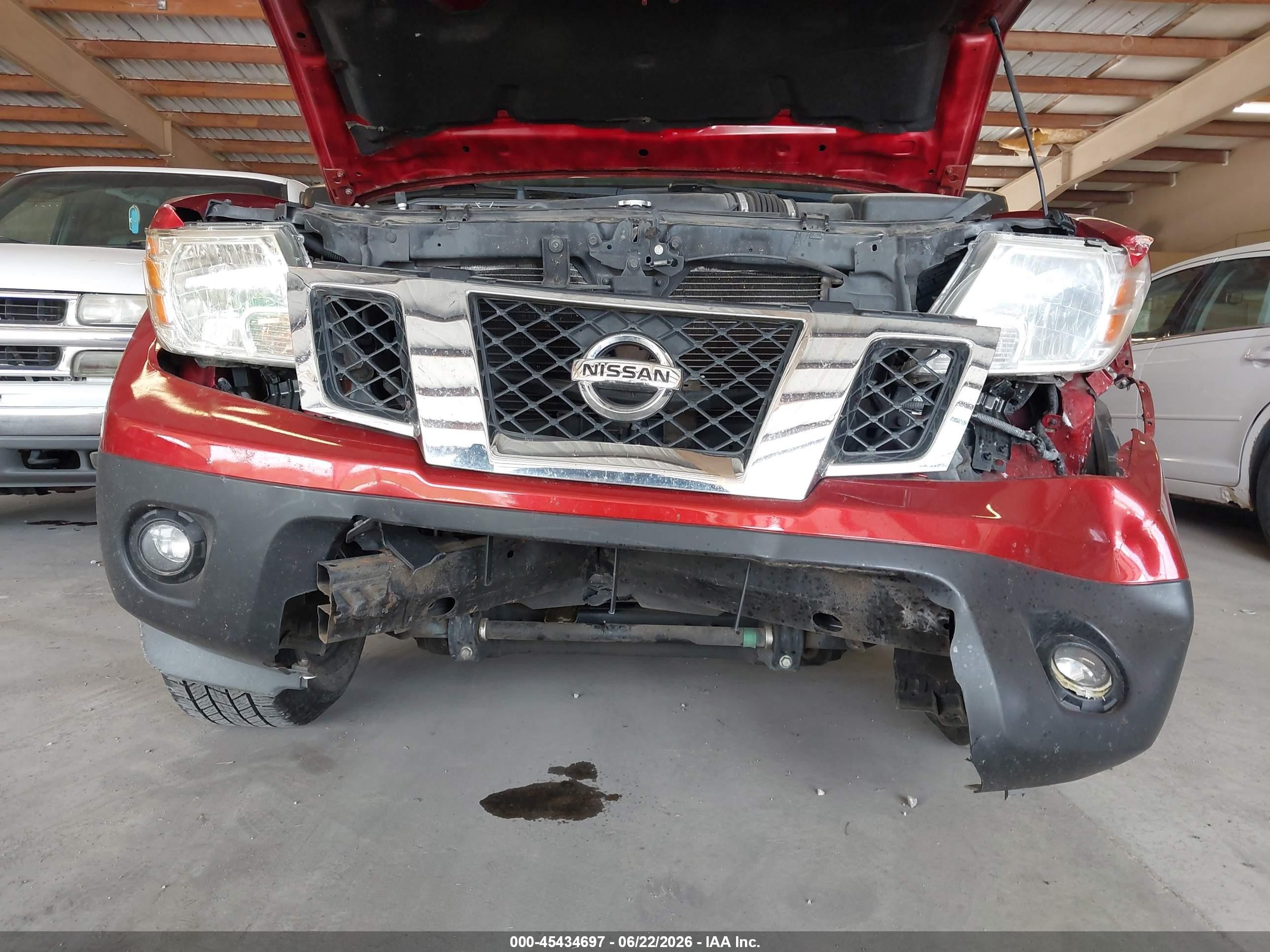 2012 Nissan Frontier Sv Red vin: 1N6AD0CU7CC443396