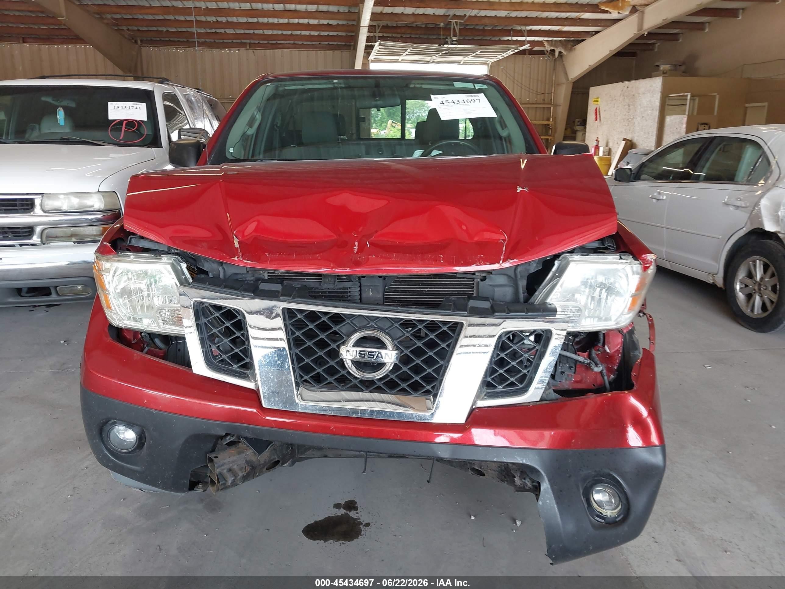 2012 Nissan Frontier Sv Red vin: 1N6AD0CU7CC443396