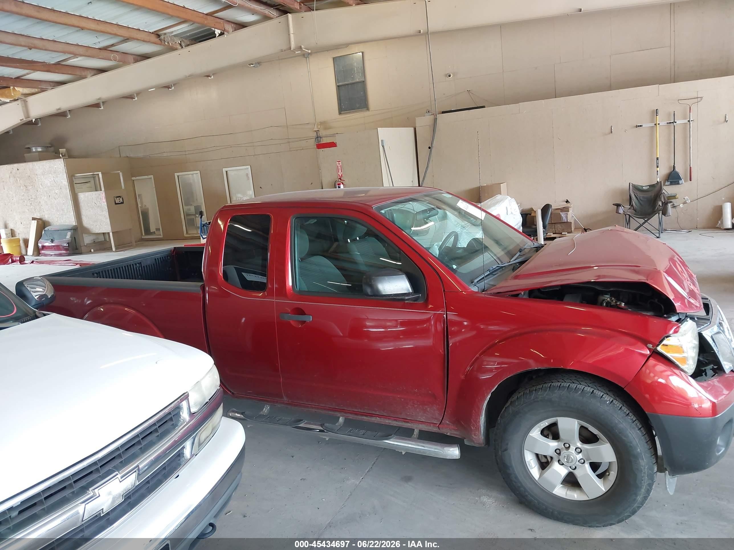 2012 Nissan Frontier Sv Red vin: 1N6AD0CU7CC443396