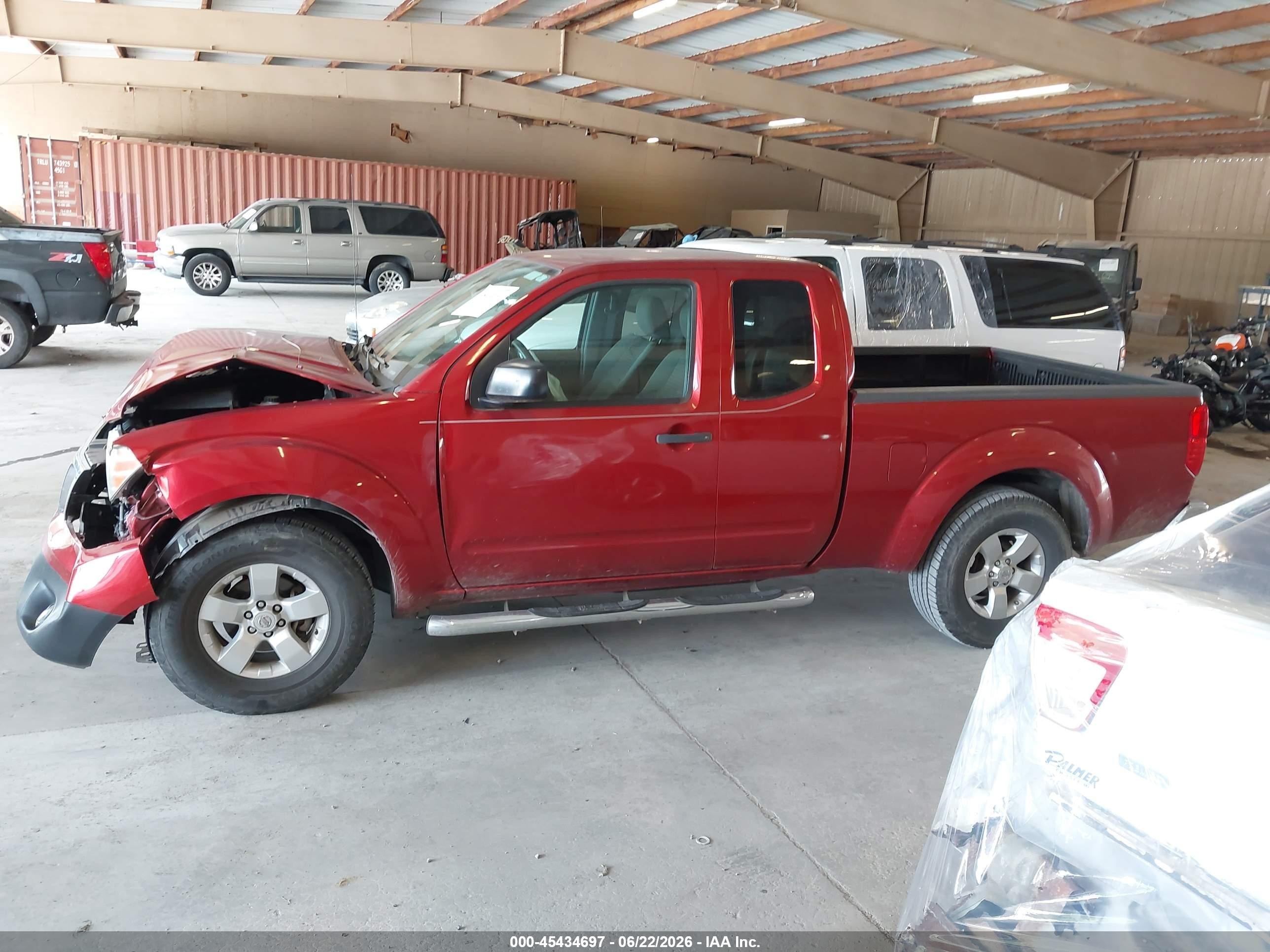2012 Nissan Frontier Sv Red vin: 1N6AD0CU7CC443396